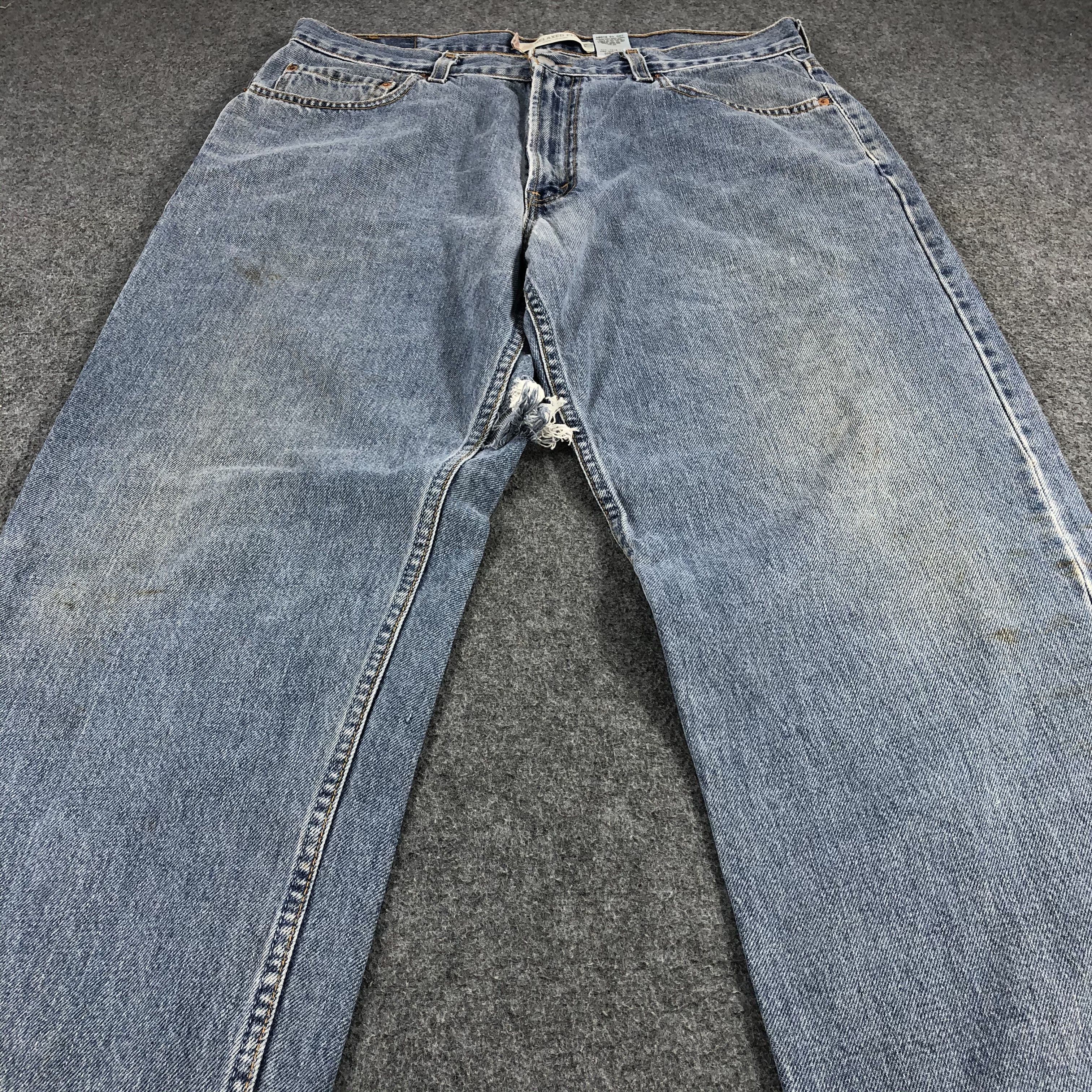 Levi's × Vintage Vintage Blue Wash Levis 550 Jeans-JM1480 Size US 37 - 3 Thumbnail