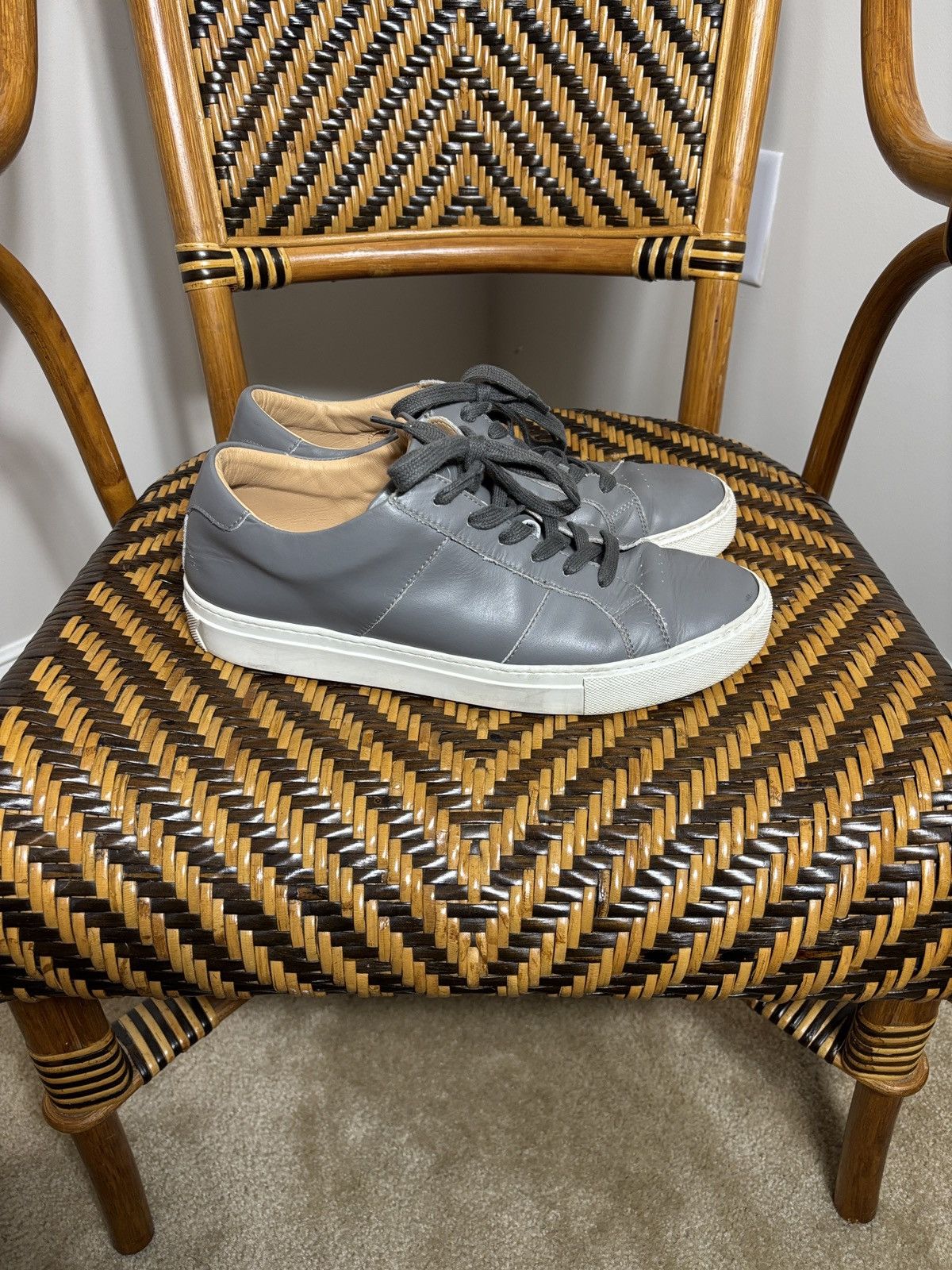 Greats Greats Royale Leather Sneakers Made in Italy 10.5 Size US 10.5 / EU 43-44 - 1 Thumbnail
