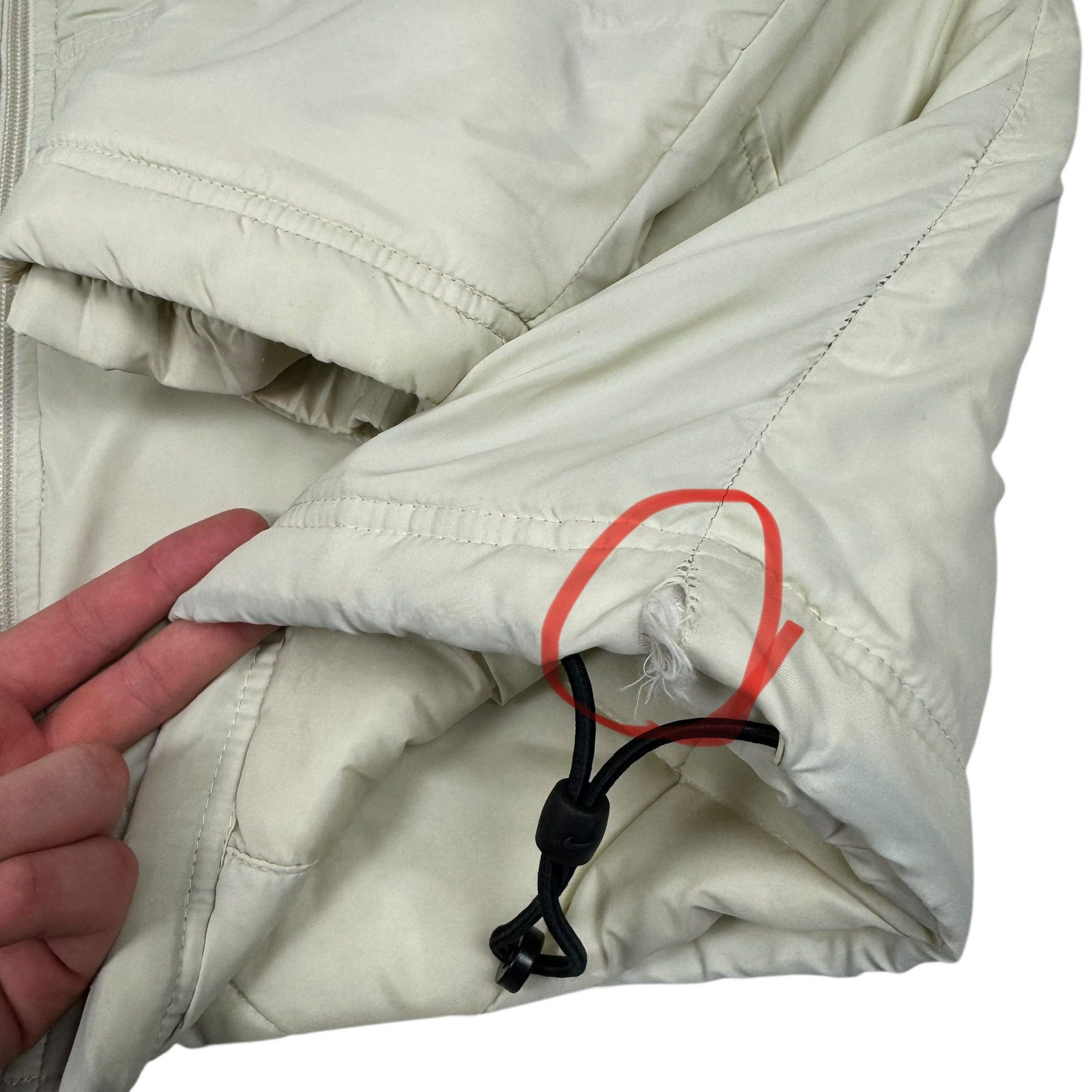 Nike × Vintage Nike Men's Beige Solo Swoosh Hooded Zip Jacket Medium Y2K Size US M / EU 48-50 / 2 - 12 Thumbnail