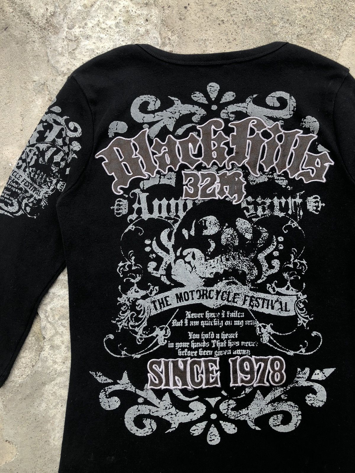 Tornado Mart Blackhills-Japanese Poem Purple Long Sleeve Size US S / EU 44-46 / 1 - 5 Thumbnail