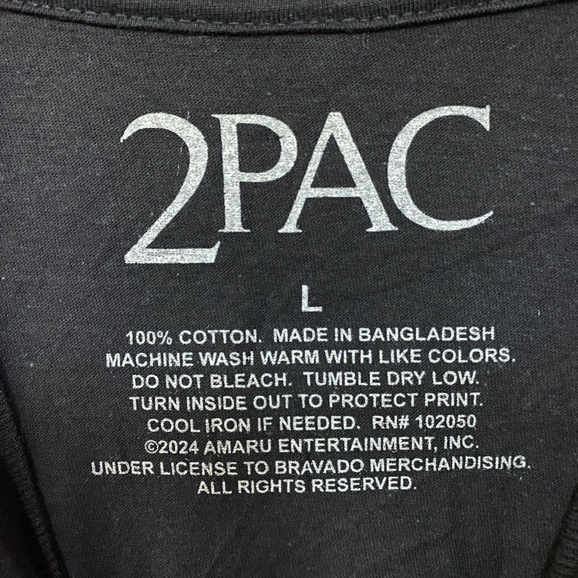 Rap Tees Tupac California Love Graphic Design T-shirt Large Size US L / EU 52-54 / 3 - 4 Thumbnail