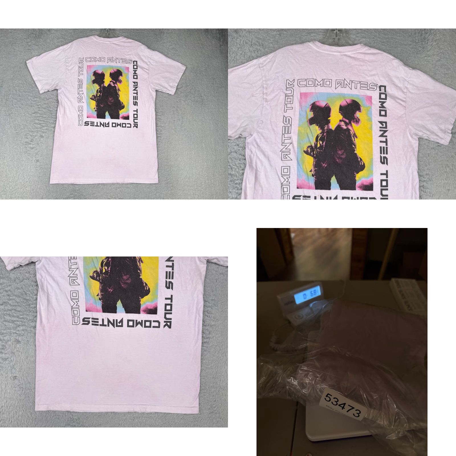 Vintage The Thread Shop Shirt Men M Purple Cotton Jersey Logo Short Sleeve Crew Neck T-Shirt Music 90s Vintage Boys Mens Reads Size US M / EU 48-50 / 2 - 9 Thumbnail