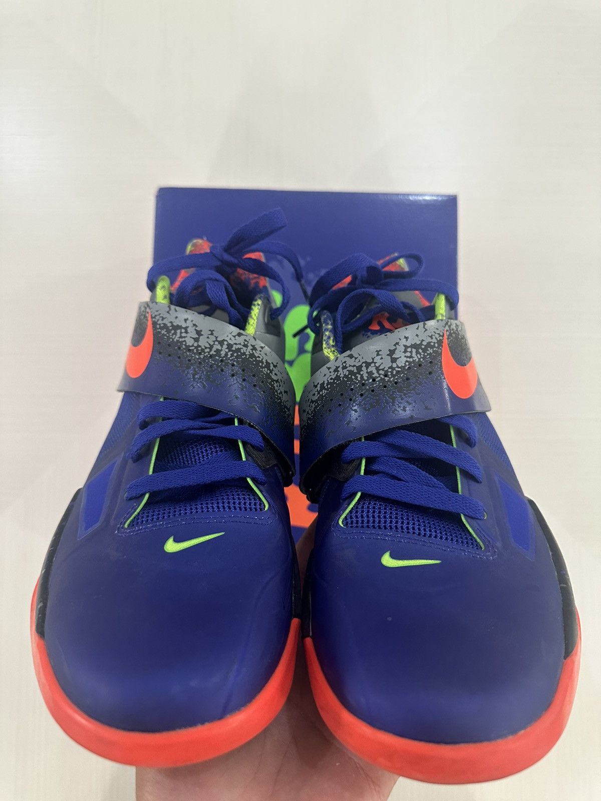 Nike Nike Kevin Durant Zoom KD 4 x Nerf 2024 size 9.5M used Size US 9.5 / EU 42-43 - 7 Thumbnail