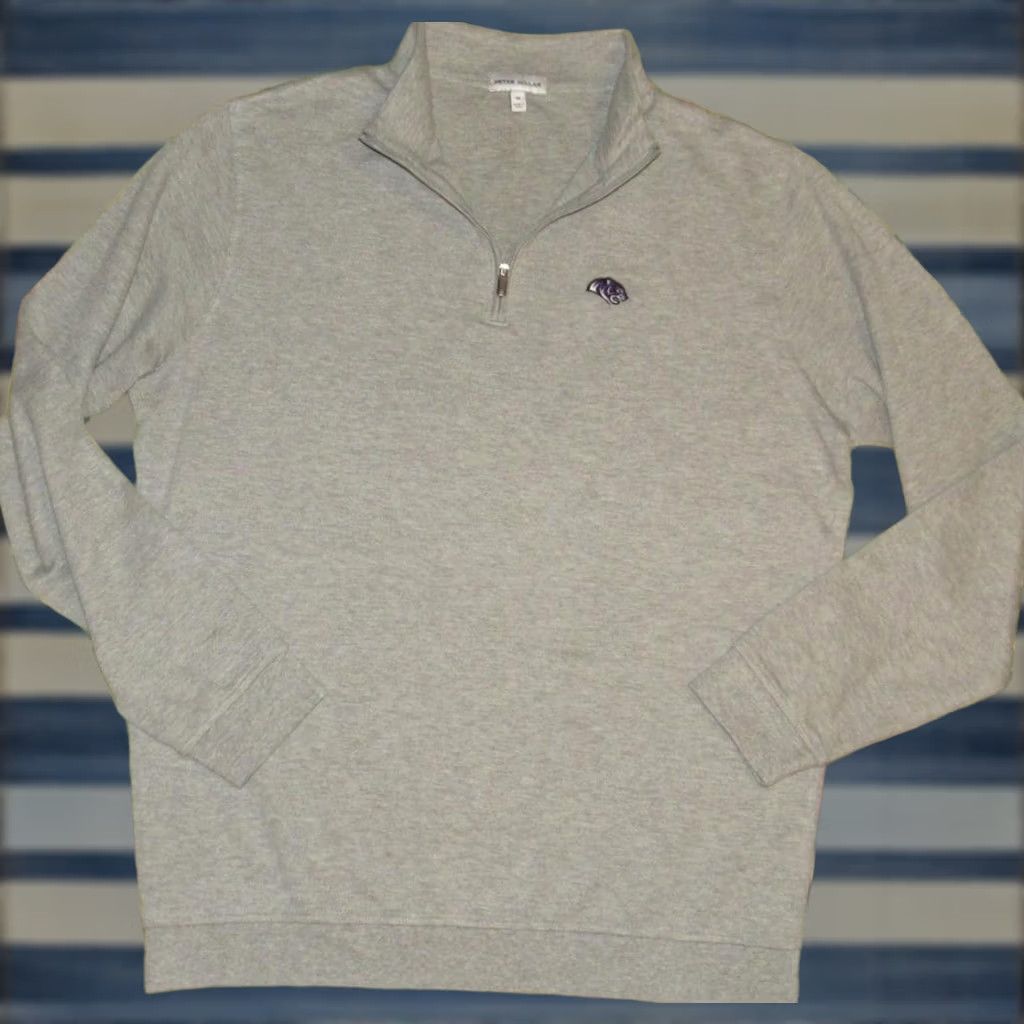 Peter Millar PETER MILLAR Crown Comfort Sweater Medium Mens Gray Kings Ridge Christian School Regular Pullover 55% Cotton 40% Modal 5% Polyester Size US M / EU 48-50 / 2 - 1 Thumbnail