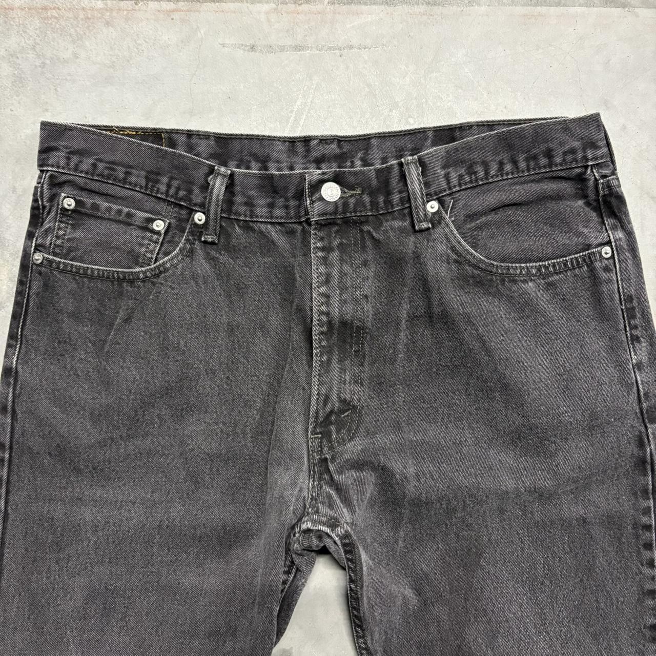 Levi's × Vintage Crazy Vintage Y2K/2000s Grunge Black Levis 505 Denim Jeans! Size US 38 / EU 54 - 4 Thumbnail