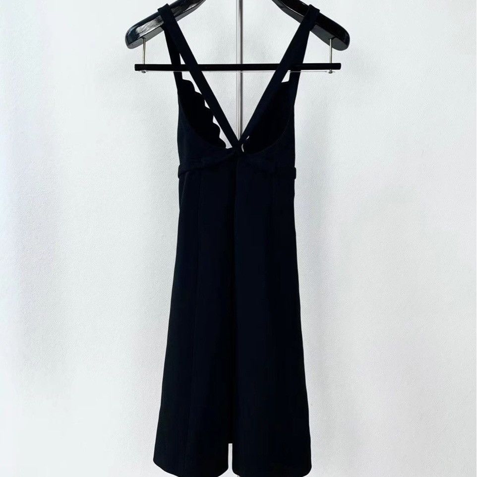 Miu Miu Miu Miu Black Lace Hollow Out Back Cami Dress K26WX Size L / US 10 / IT 46 - 2 Thumbnail