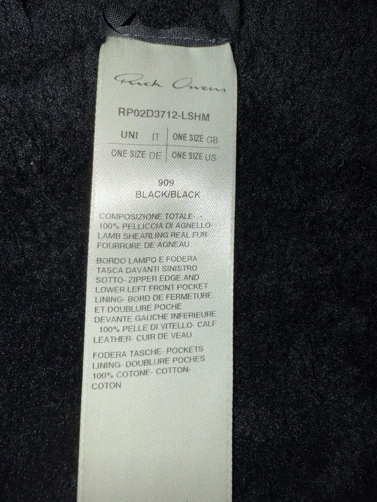 Rick Owens Rick Owens Jumbo Luke Stooges Shearling Coat Size US M / EU 48-50 / 2 - 3 Thumbnail