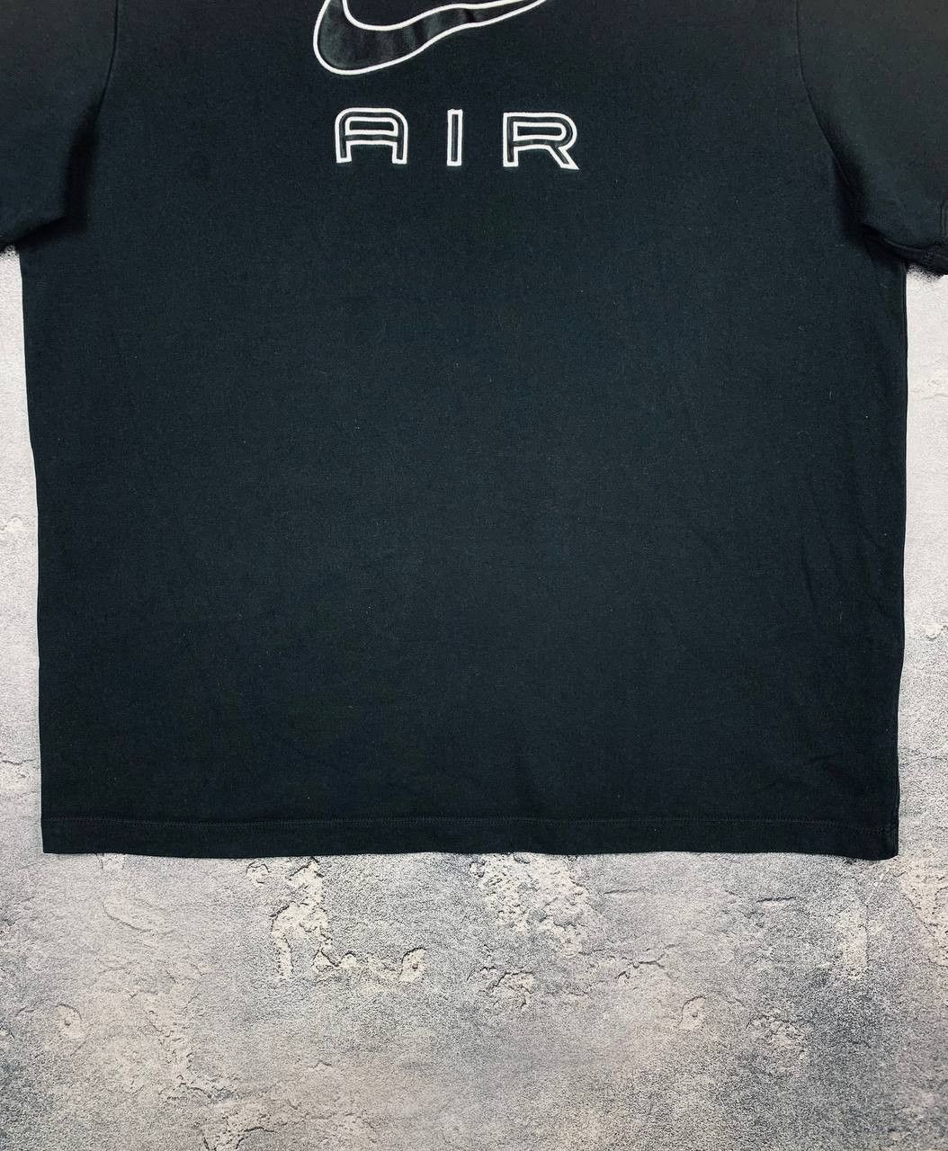 Nike Nike Air Black T-Shirt Size L Cotton Big Swoosh Embroidery Size US L / EU 52-54 / 3 - 5 Thumbnail
