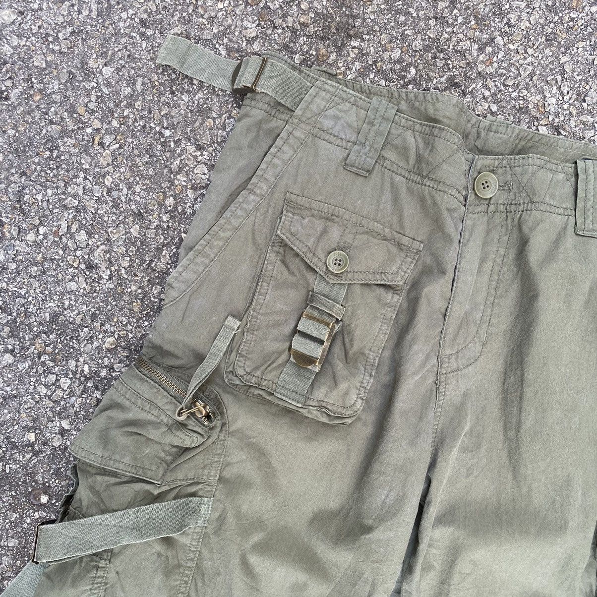 Beauty Beast NII Cargo Pants Multi Pocket Bondage Army Green Size US 32 / EU 48 - 4 Thumbnail