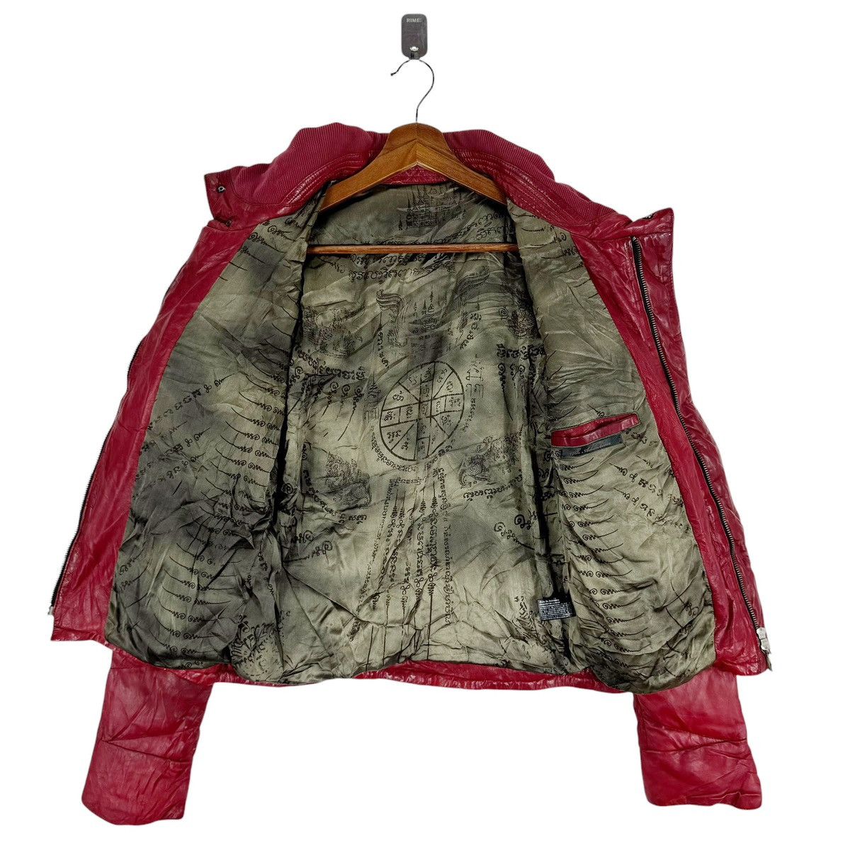 14th Addiction × If Six Was Nine × KMRii 🔥🔥 VINTAGE 14TH ADDICTION SHEEP SKIN PUFFER LEATHER JACKET Size US S / EU 44-46 / 1 - 9 Thumbnail