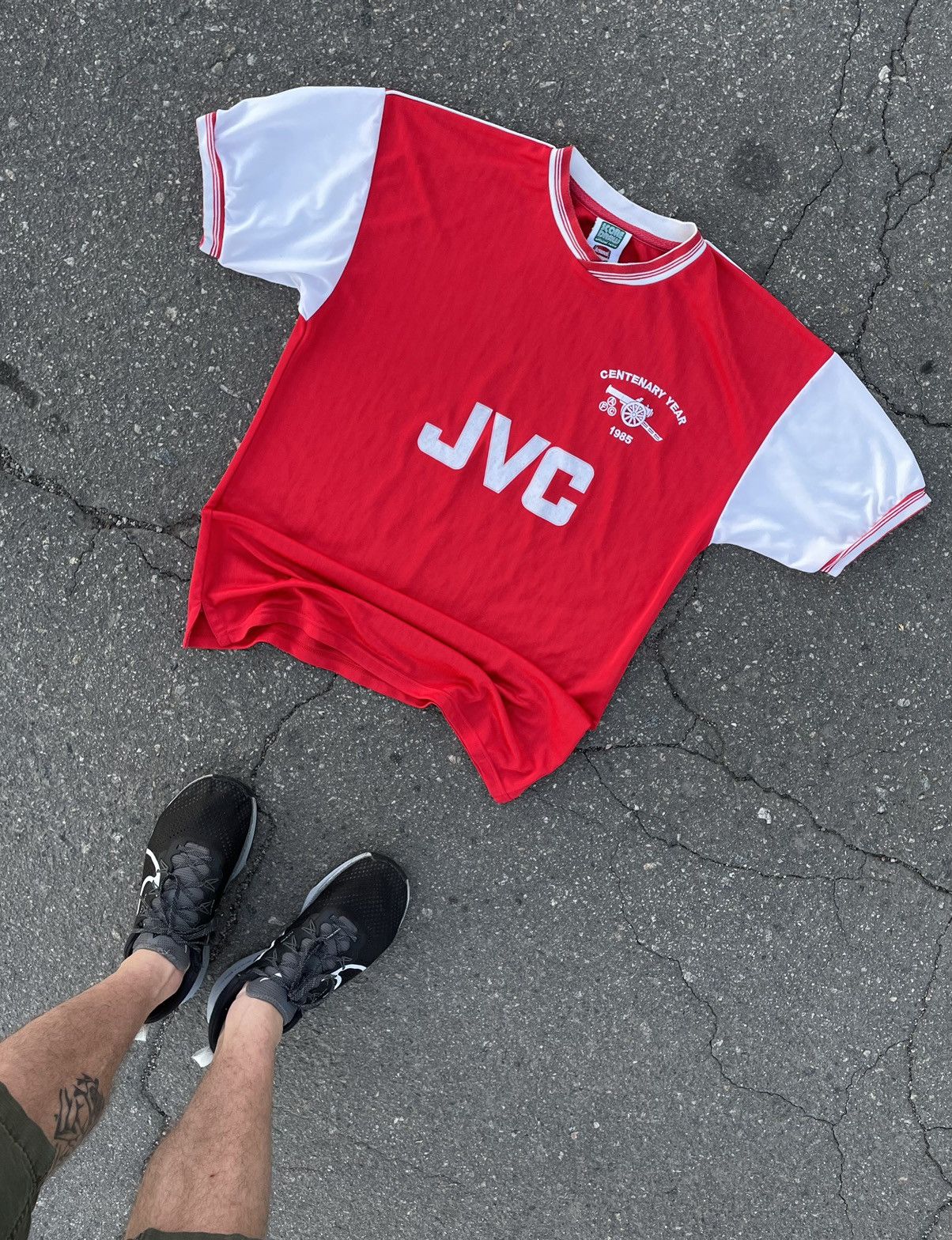 Vintage Vintage Arsenal 4 Vieira 1985 Score Soccer Jersey Blokecore Size US M / EU 48-50 / 2 - 1 Thumbnail