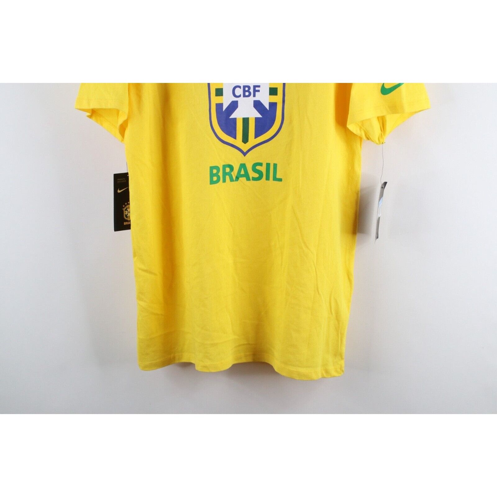 Nike New Nike Spell Out CBF Brasil Soccer National Team T-Shirt Size US M / EU 48-50 / 2 - 3 Thumbnail