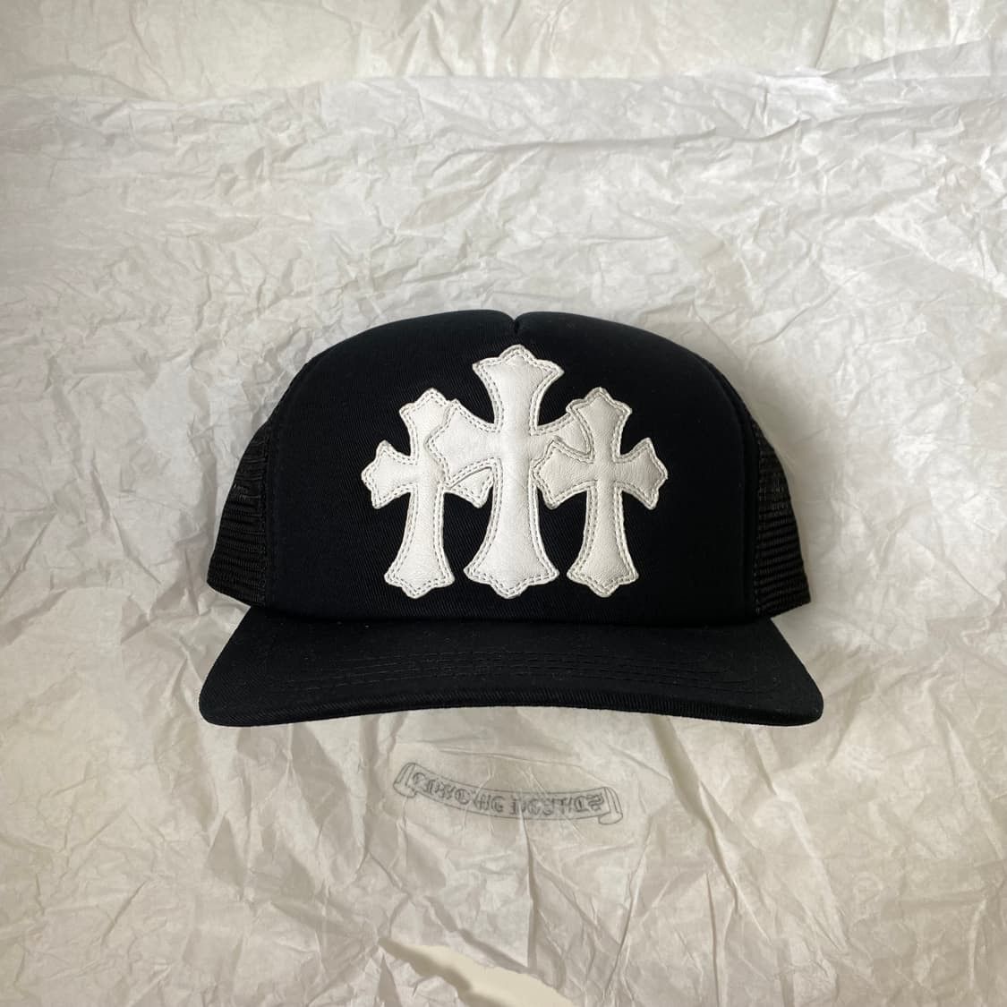 Chrome Hearts Cemetery Trucker Hat Black | Grailed