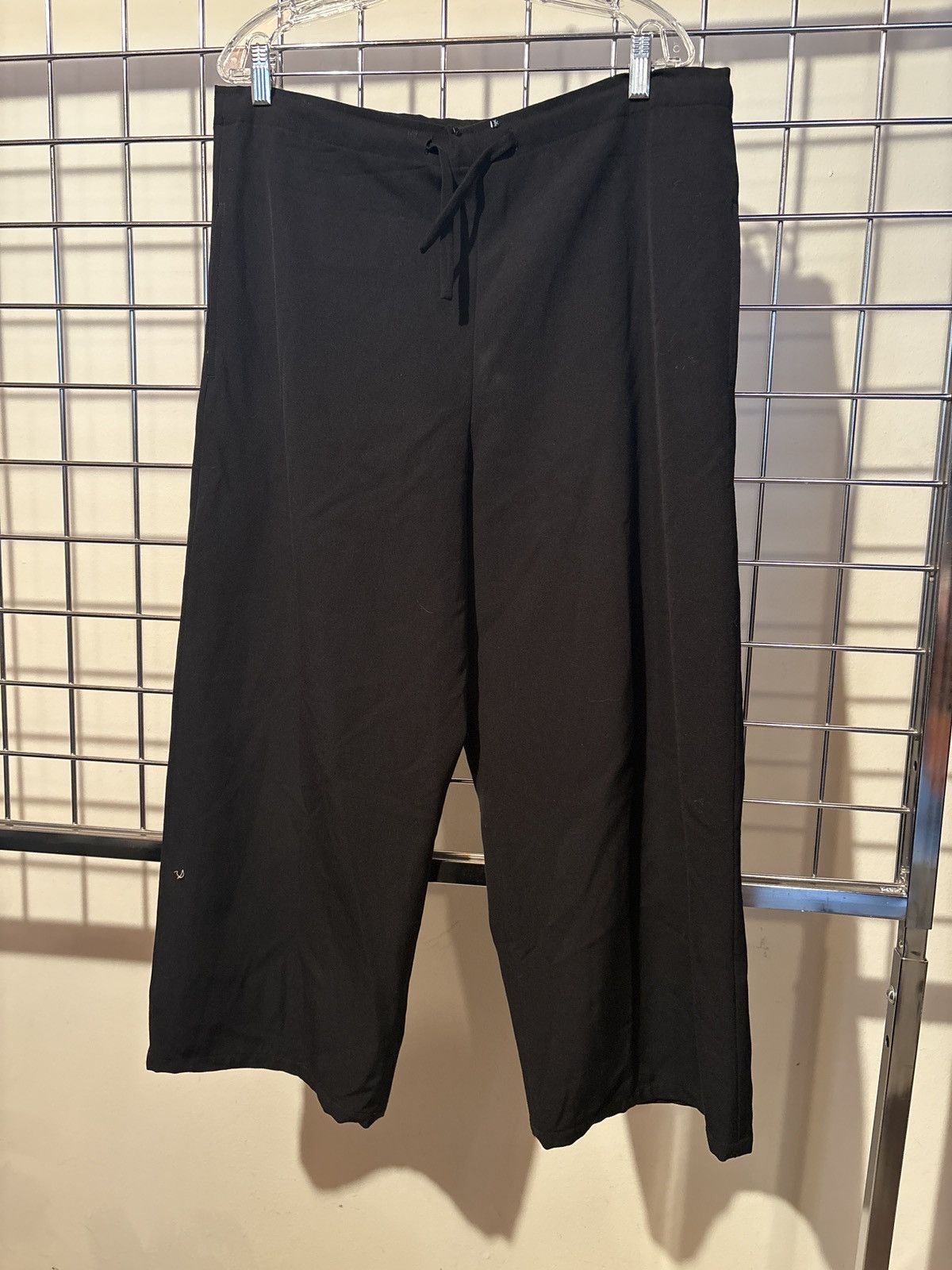 Yohji Yamamoto Yohji Yamamoto Black Pants Size US 29 - 1 Thumbnail
