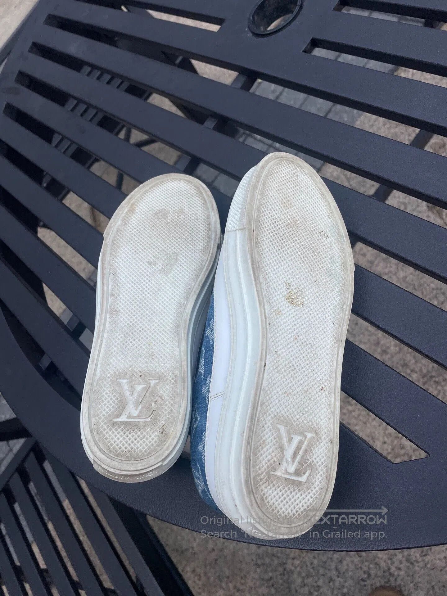 LVXWA Louis Vuitton Blue Sneakers for Sale. Size US 7 / IT 37 - 3 Thumbnail