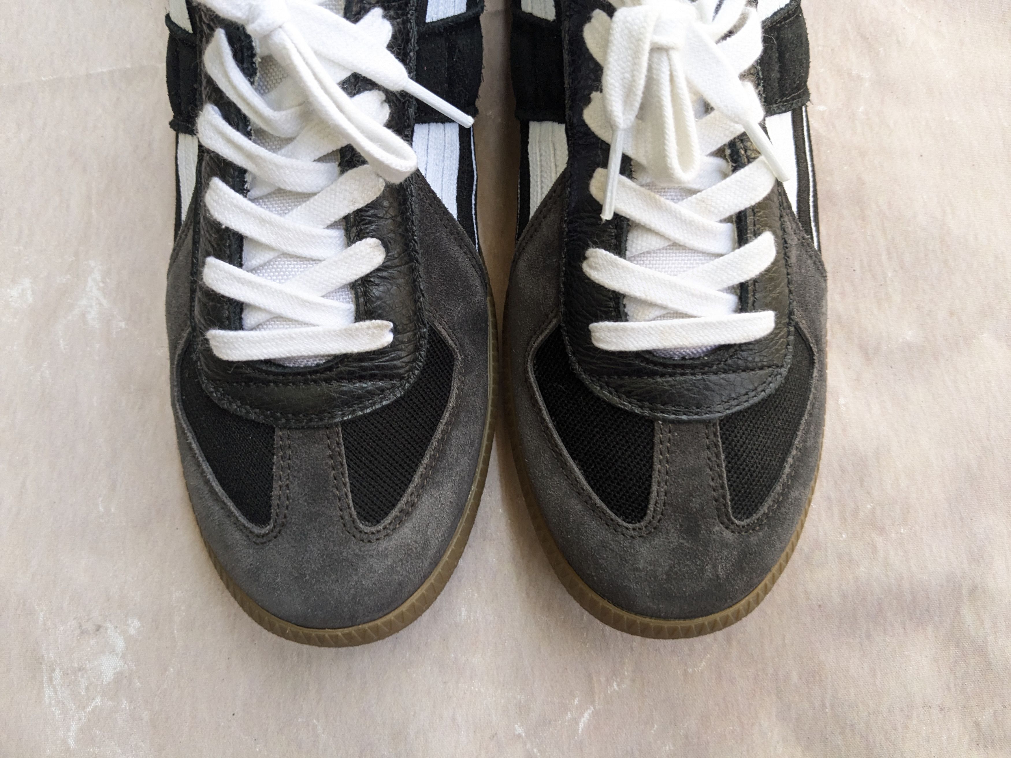 Maison Margiela Maison Margiela GAT Replica Gray Black 7.5 40.5 Low Suede Size US 7.5 / EU 40-41 - 5 Thumbnail