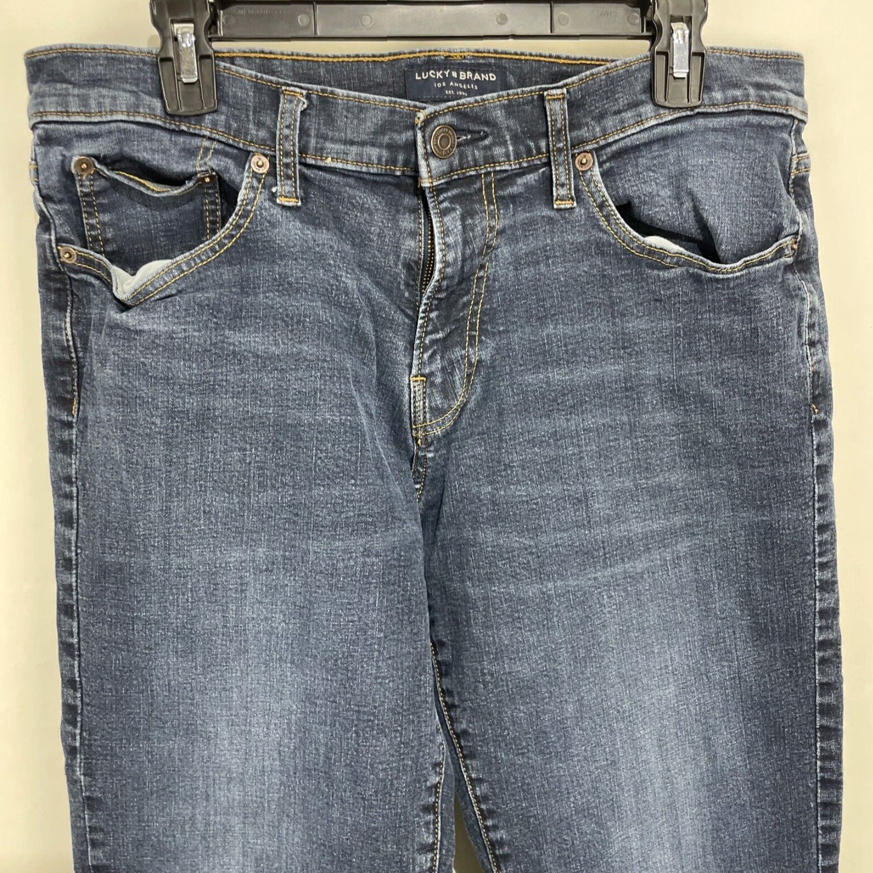 Lucky Brand Lucky Brand Men's Jeans 34x30 Blue 221 Straight Leg Denim Size US 34 / EU 50 - 4 Thumbnail