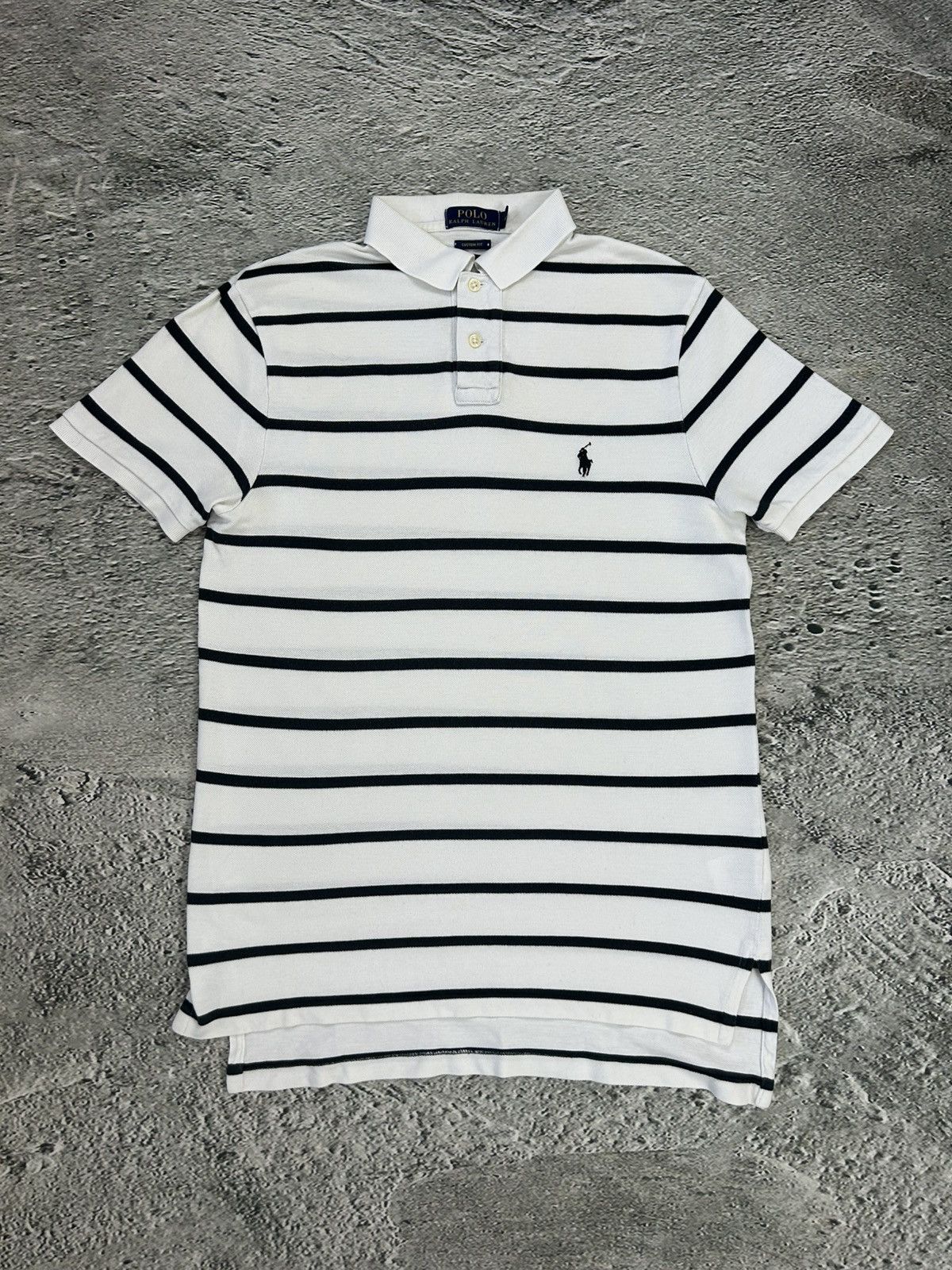 Ralph Lauren Polo Ralph Lauren t-shirt white black striped small pony Size US S / EU 44-46 / 1 - 1 Thumbnail
