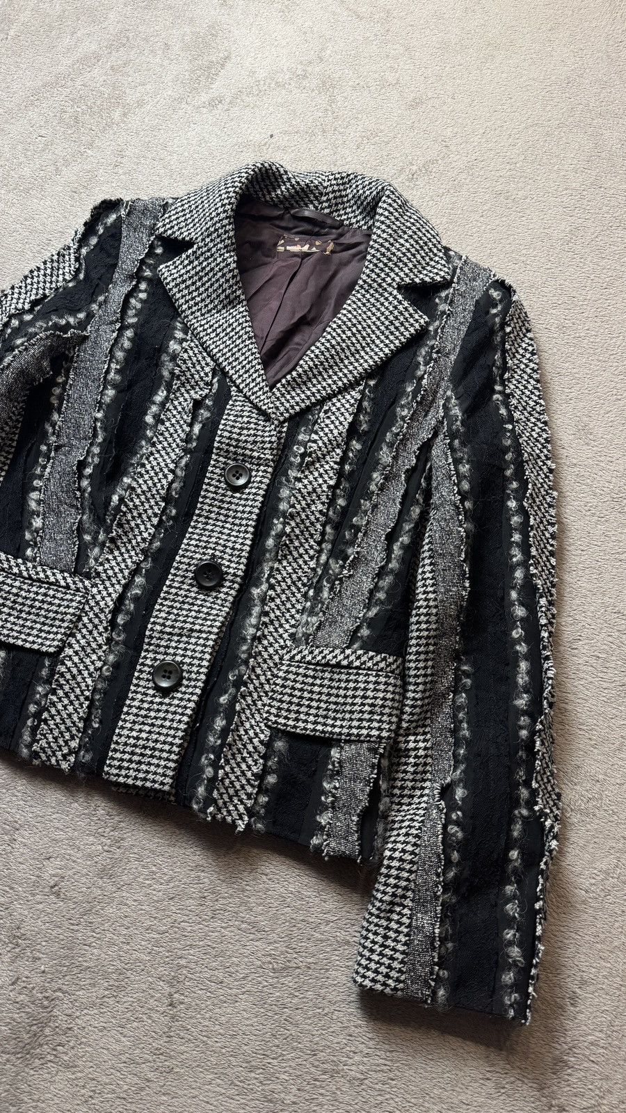 Japanese Brand Vintage Silk Wool Blazer Jacket rundholz dolce gabbana cdg Size M / US 6-8 / IT 42-44 - 3 Thumbnail