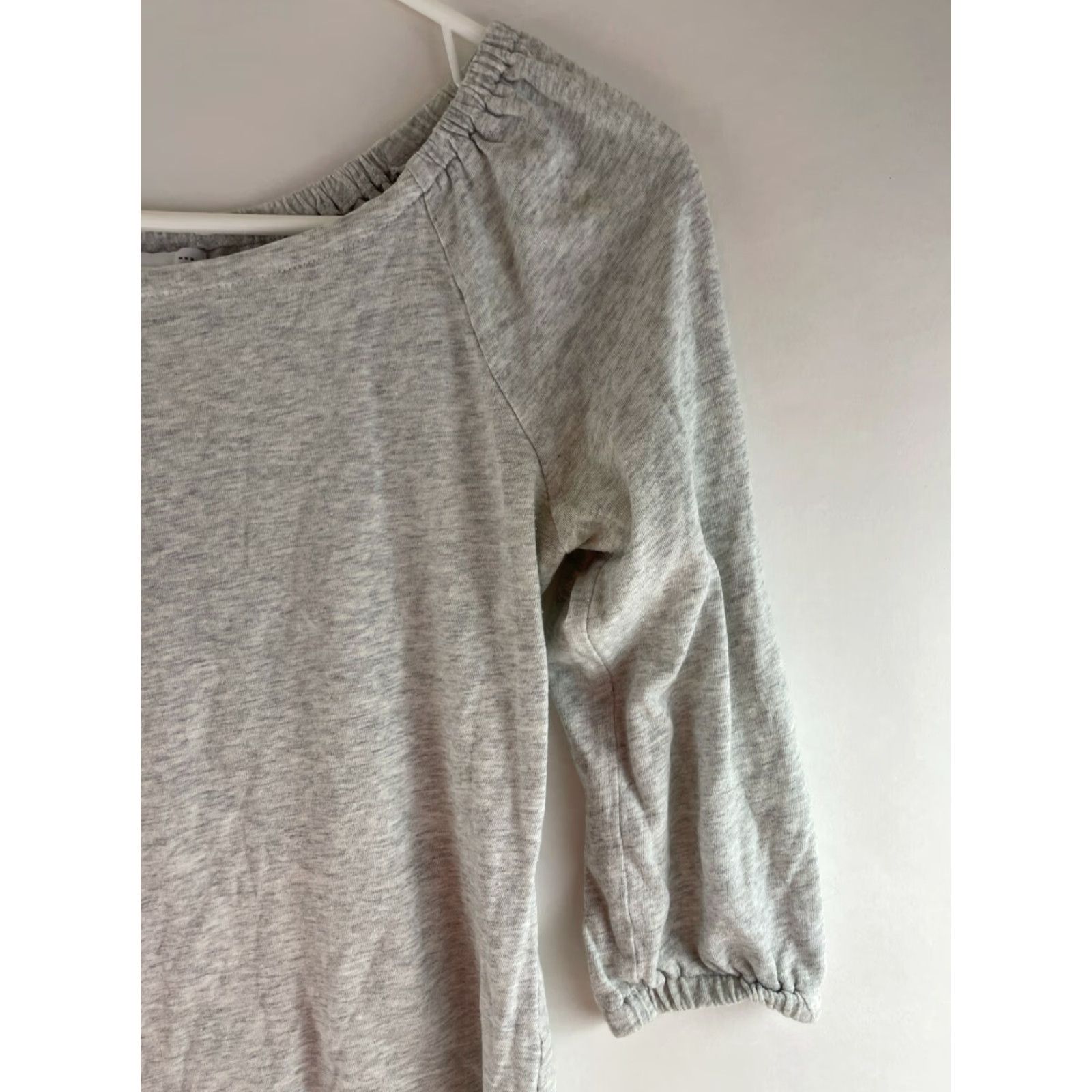 Gap Gap Shirt Women's XS Gray Off Shoulder Long Sleeve Bell Casual Size XS / US 0-2 / IT 36-38 - 3 Thumbnail