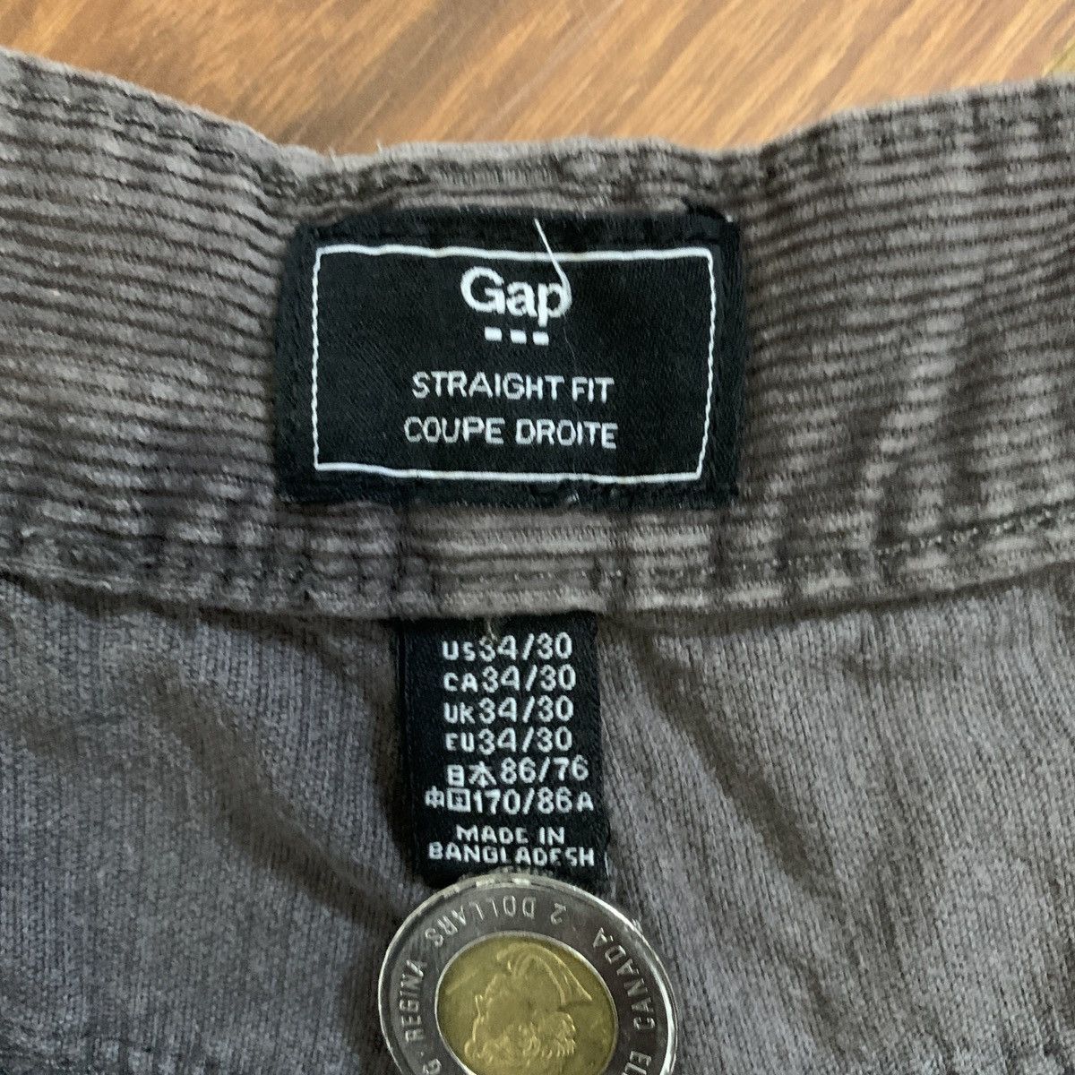 Gap Gap Corduroy Straight Fit Pants 34x30 Size US 34 / EU 50 - 7 Thumbnail