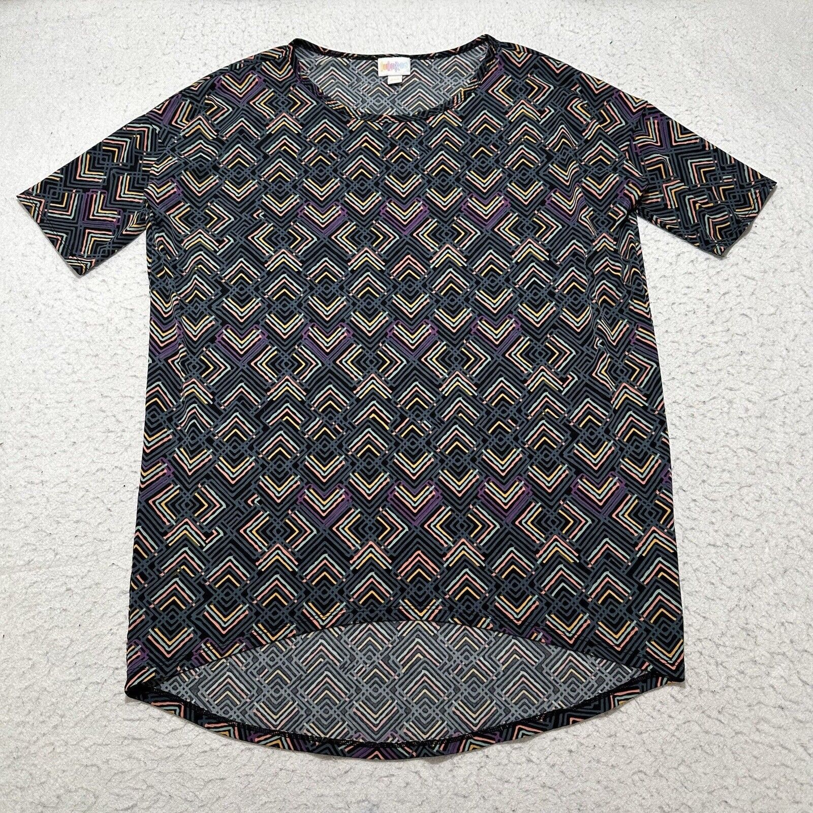 Other LuLaRoe Irma XXS Crewneck T Shirt Blue Pullover Top Size XXS / US 00 / IT 34 - 1 Thumbnail