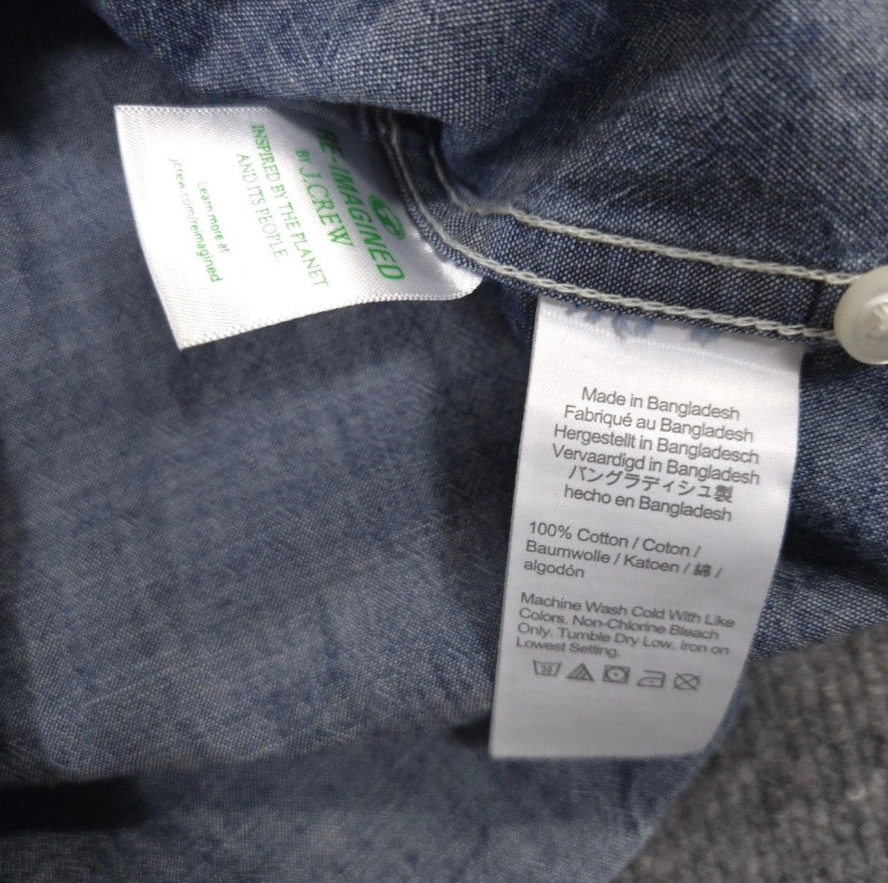 J.Crew J.Crew Chambray Shirt Men Small Size US S / EU 44-46 / 1 - 4 Thumbnail