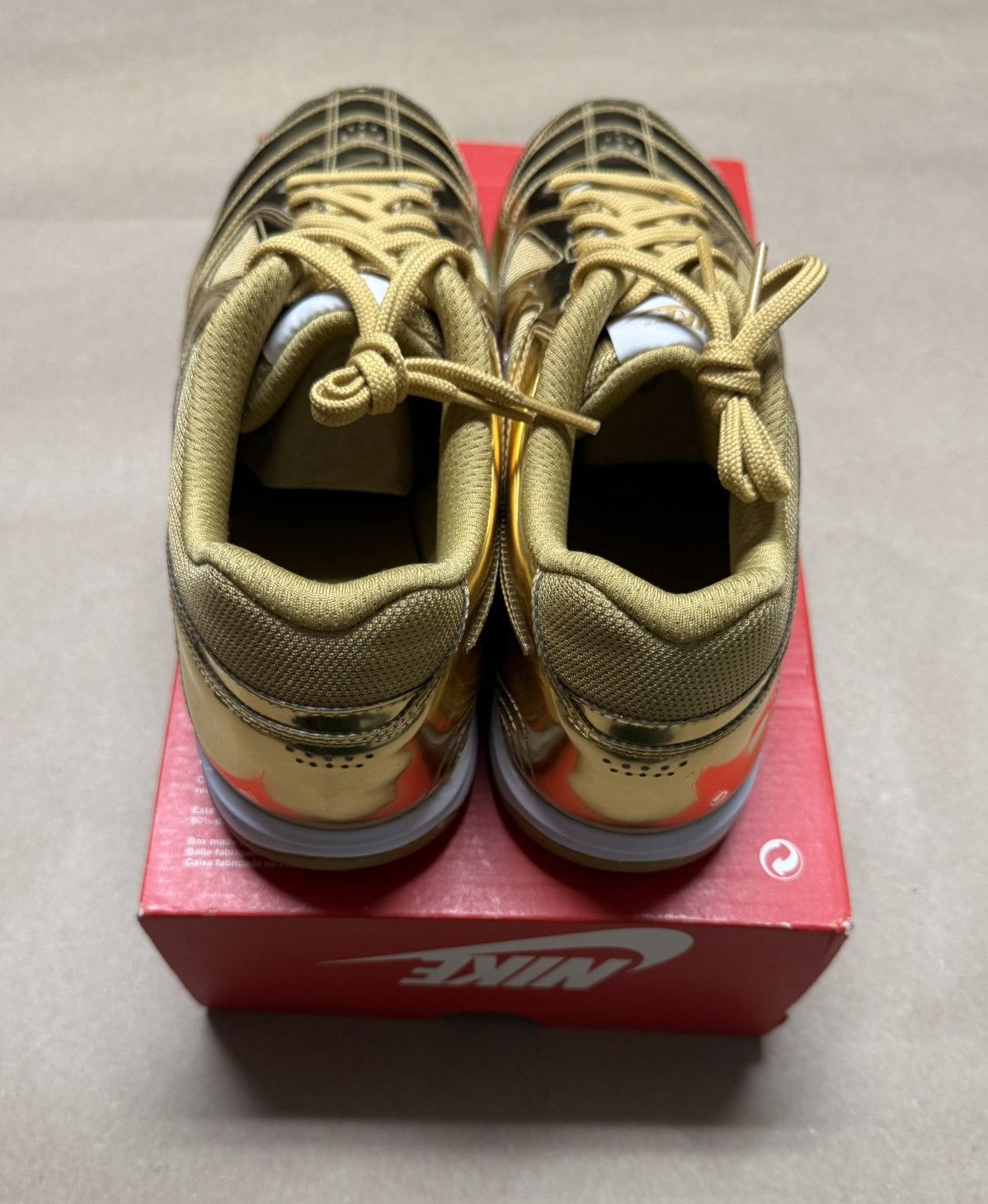 Nike Nike Gato LV8 Indoor Soccer Gold Men’s size 11 shoes NEW Size US 11 / EU 44 - 4 Thumbnail