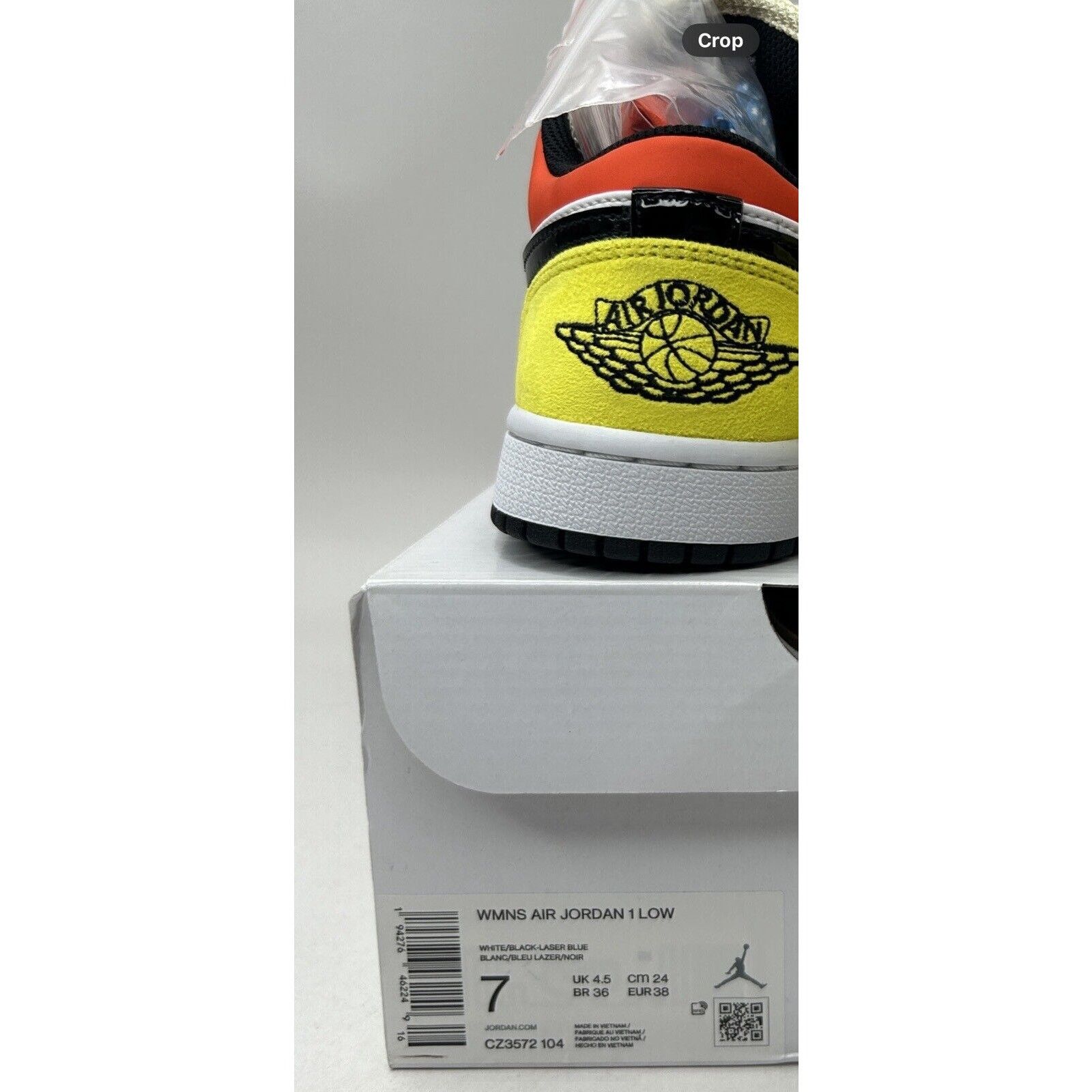 Nike Nike Shoes Air Jordan 1 Low SE WMNS “Lightbulb” 2023 Size US 7 / IT 37 - 5 Thumbnail