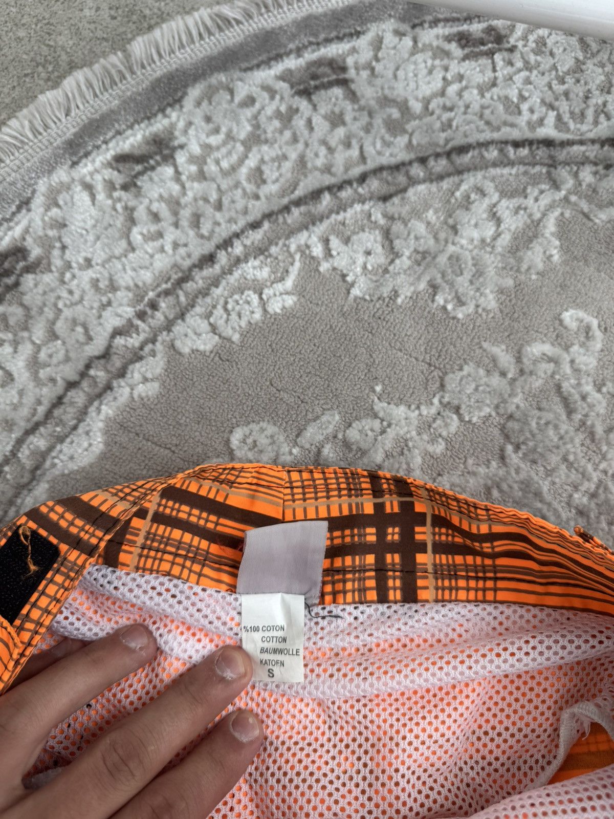 Billabong Billabong Vintage Plaid Board Shorts - Orange/Brown Size US 34 / EU 50 - 7 Thumbnail
