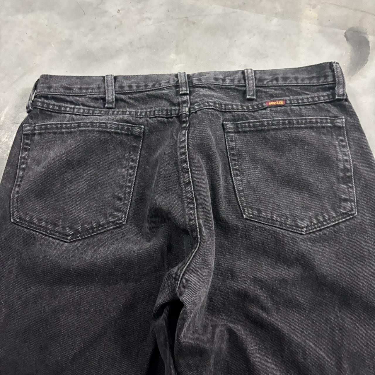 Vintage Crazy Vintage Y2K/2000s Grunge Black Essential Denim Jeans! 36x28 Size US 36 / EU 52 - 7 Thumbnail