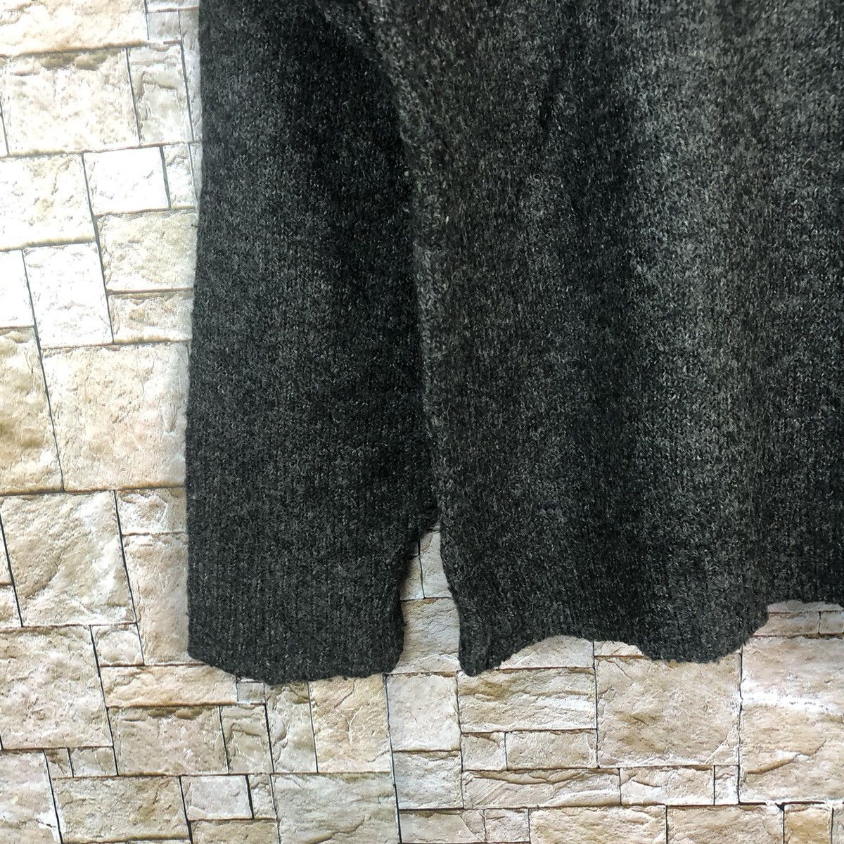 Homespun Knitwear × Japanese Brand GU mohair fur Black Knitwear #A775 Size M / US 6-8 / IT 42-44 - 7 Thumbnail