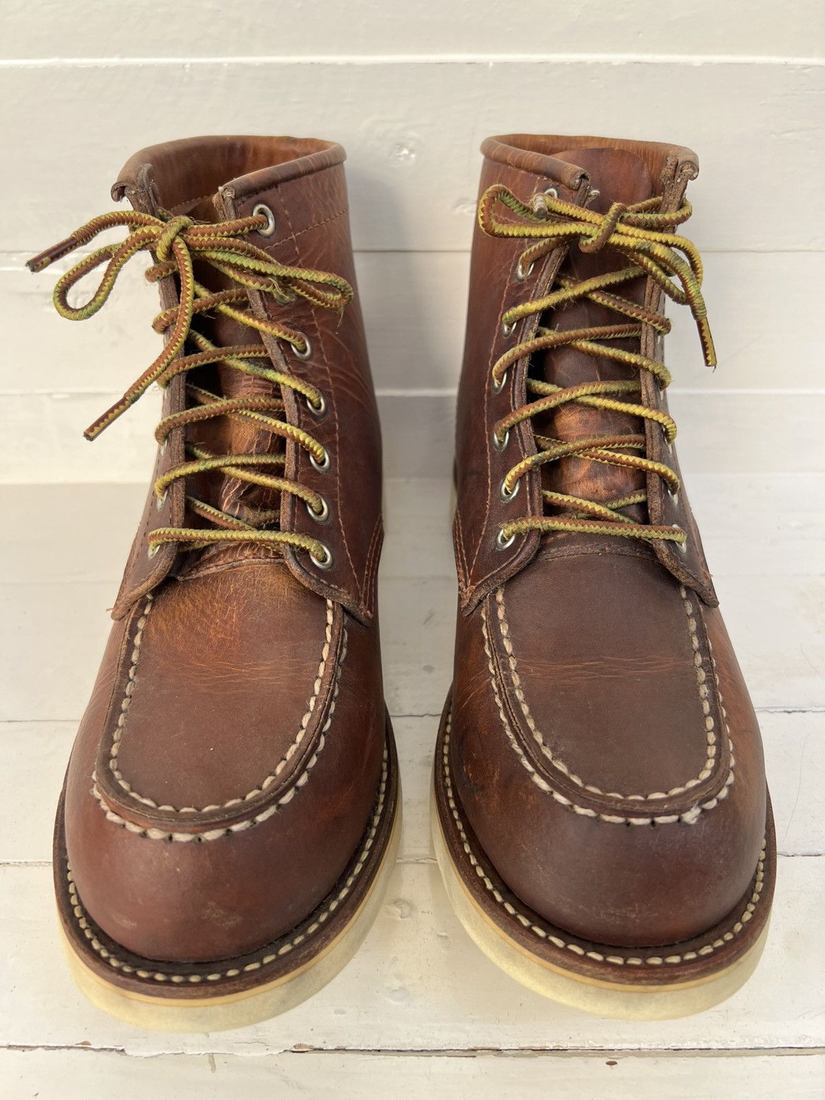 Japanese Brand Alternative Country DAY WALKER Brown leather Men’s Boots Size US 8 / EU 41 - 2 Thumbnail