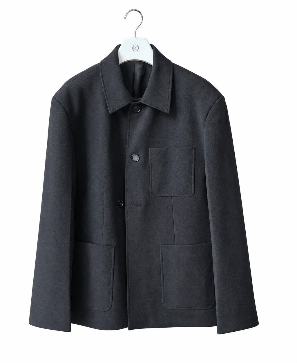 RECTO RECTO Virgin Wool Black Jacket XL Size US XL / EU 56 / 4 - 4 Thumbnail