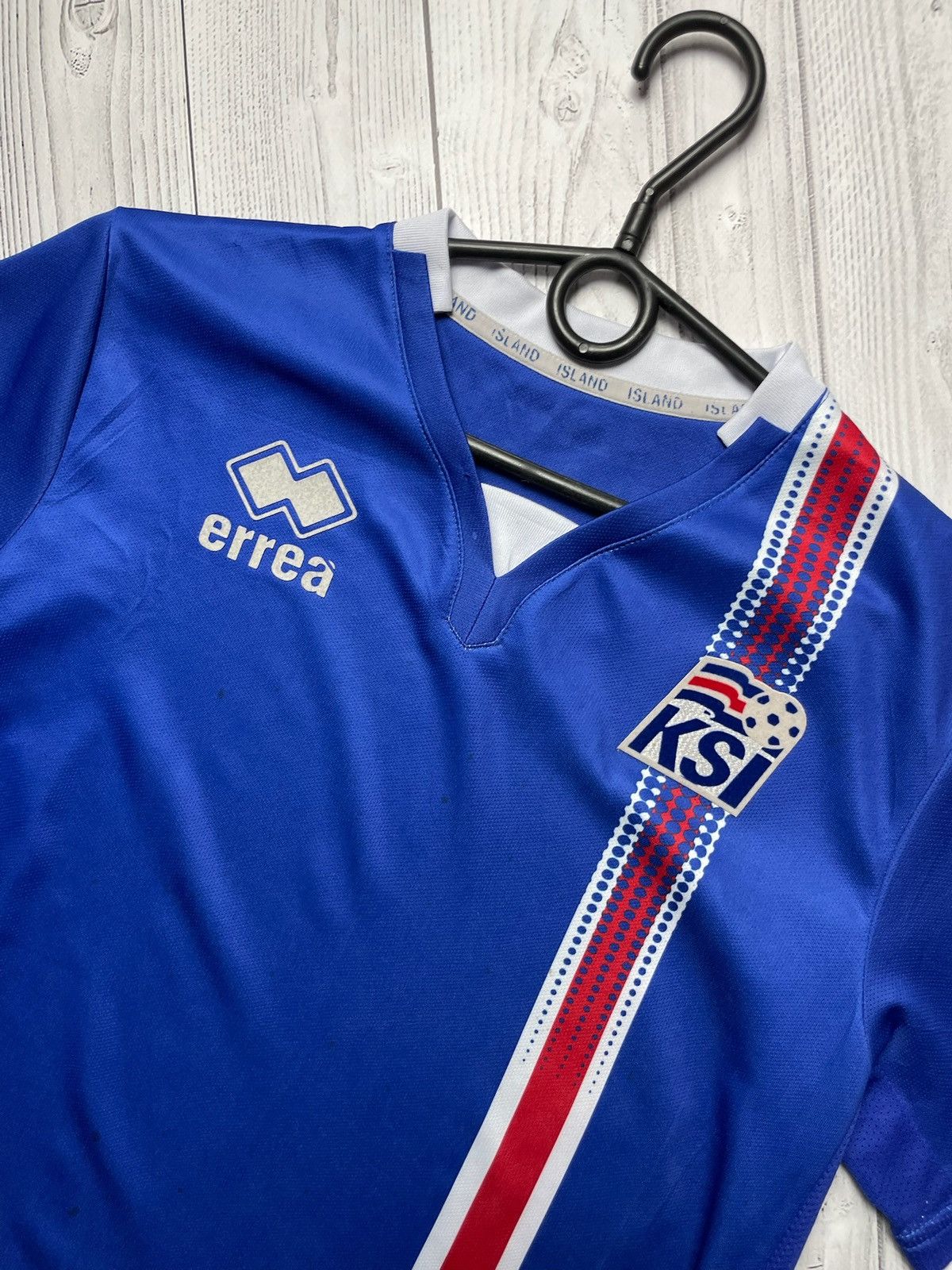 Vintage Vintage KSI Iceland soccer jersey size S logo Size US S / EU 44-46 / 1 - 3 Thumbnail