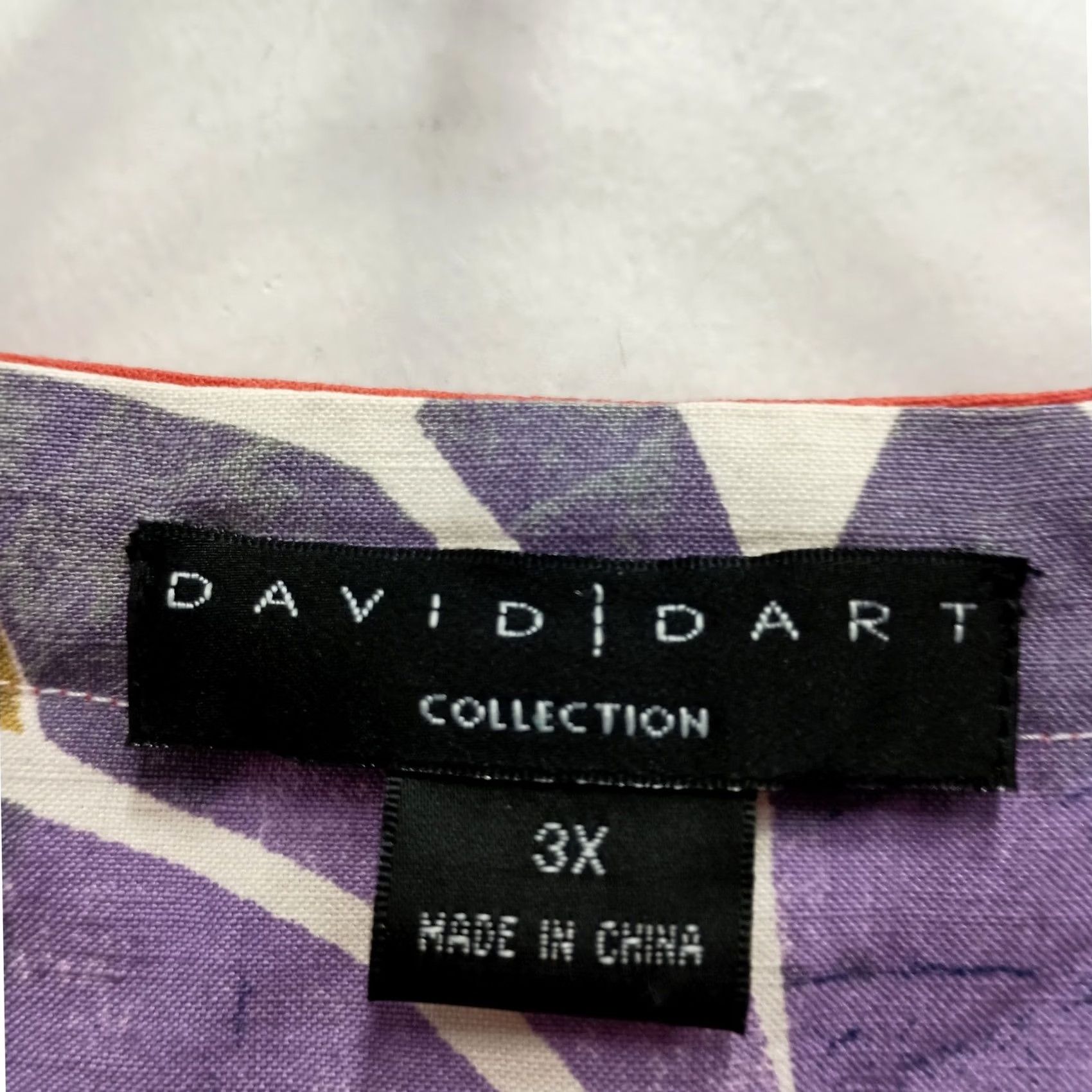 Vintage David Dart Collection Vest Women 3X Orange Linen Blend Button Up Art To Wear Size XXL / US 16-18 / IT 52-54 - 3 Thumbnail