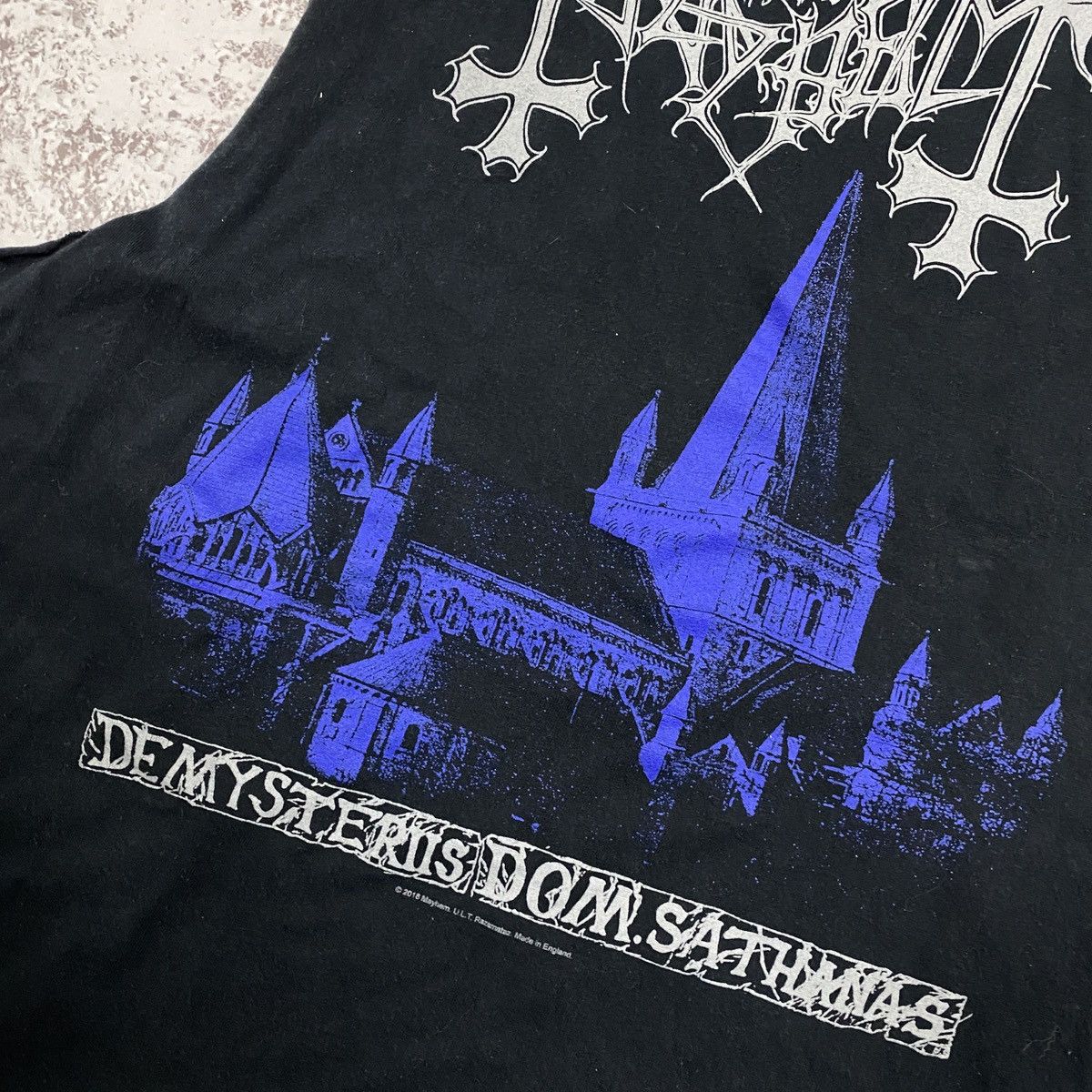 Band Tees Vintage Mayhem De Misteris Dom Sathanas Tank Top Size US XL / EU 56 / 4 - 3 Thumbnail