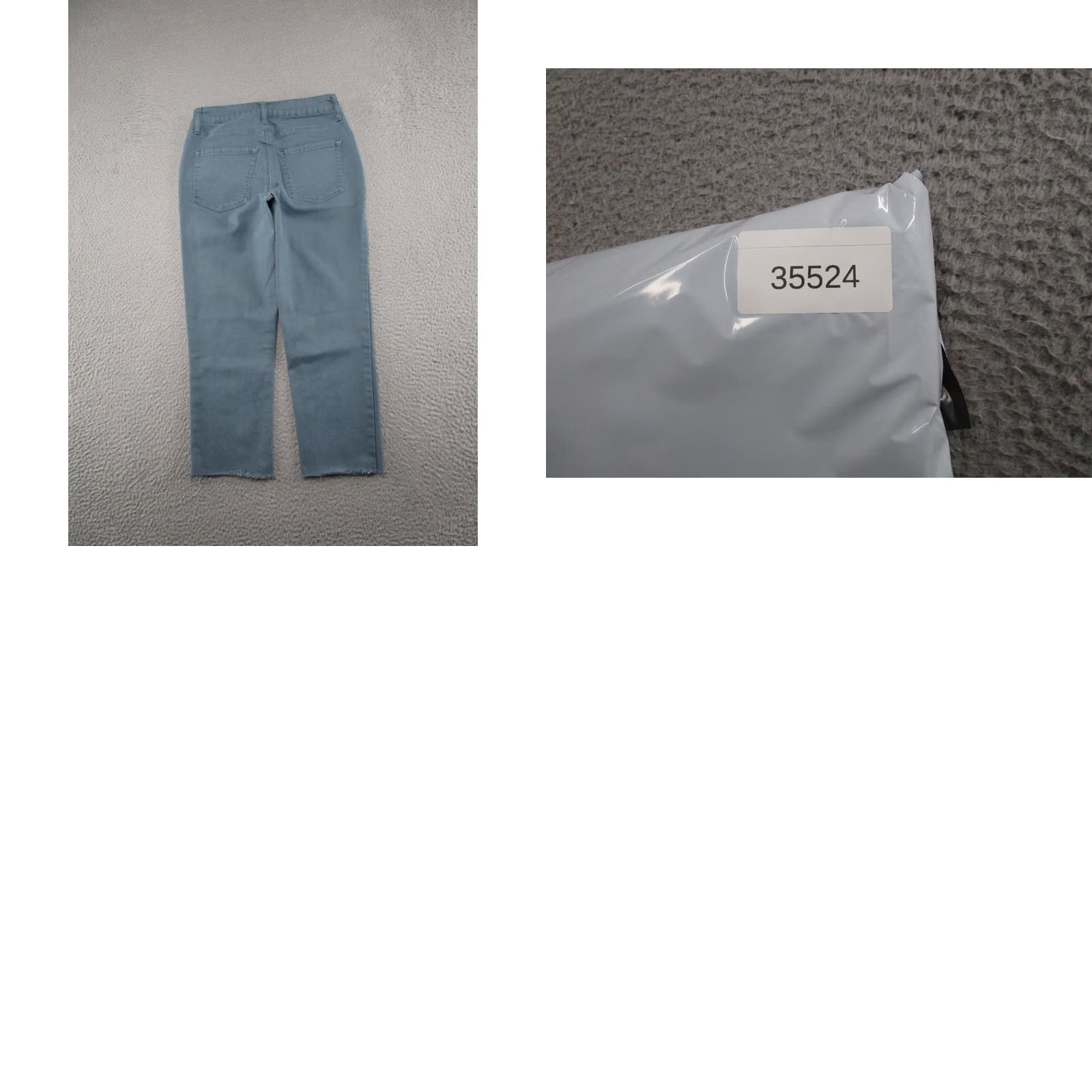 Vintage Maurices M Jeans Women's High Rise Slim Straight Ankle Jeans 4 Regular Blue Cotton Denim 5-Pocket Stretch Jeans Womens Size 27" / US 4 / IT 40 - 9 Thumbnail