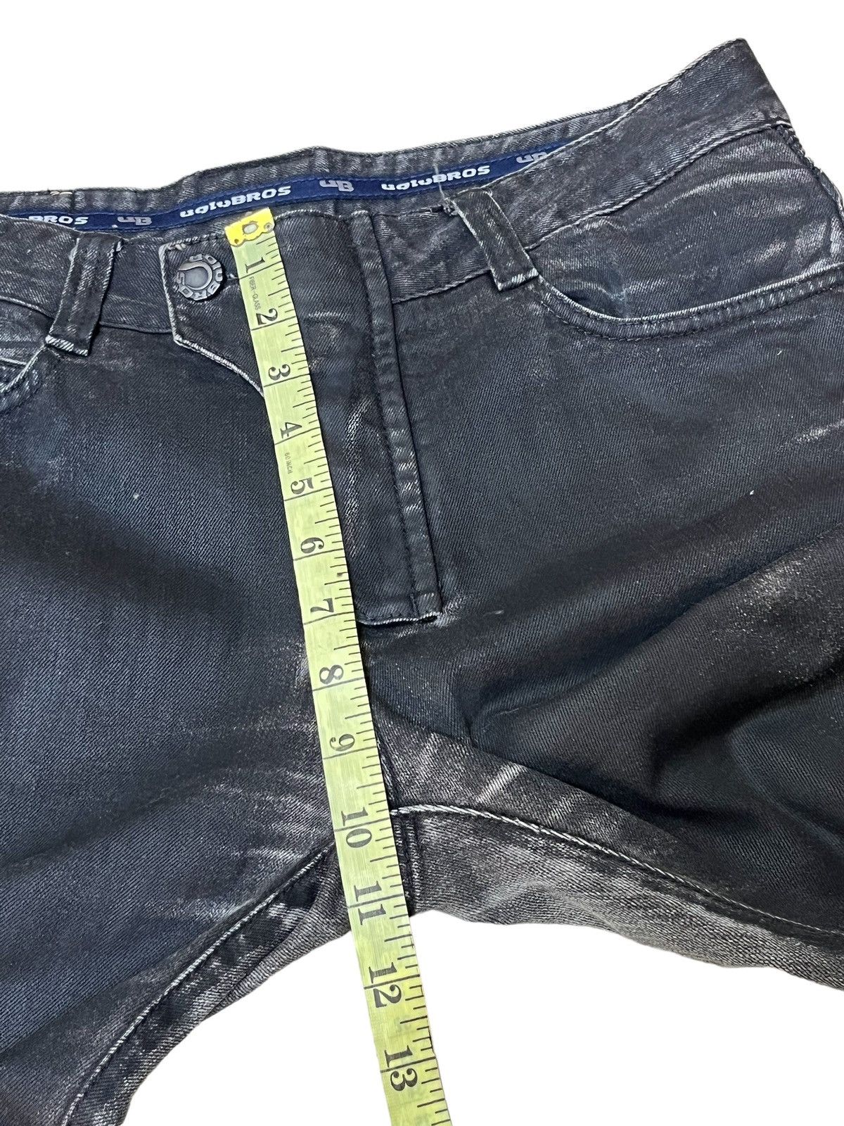 Japanese Brand FADED🔥JAPANESE UGLY BROS RIDING PANTS INSPIRED BALMAIN JEANS Size US 34 / EU 50 - 20 Thumbnail