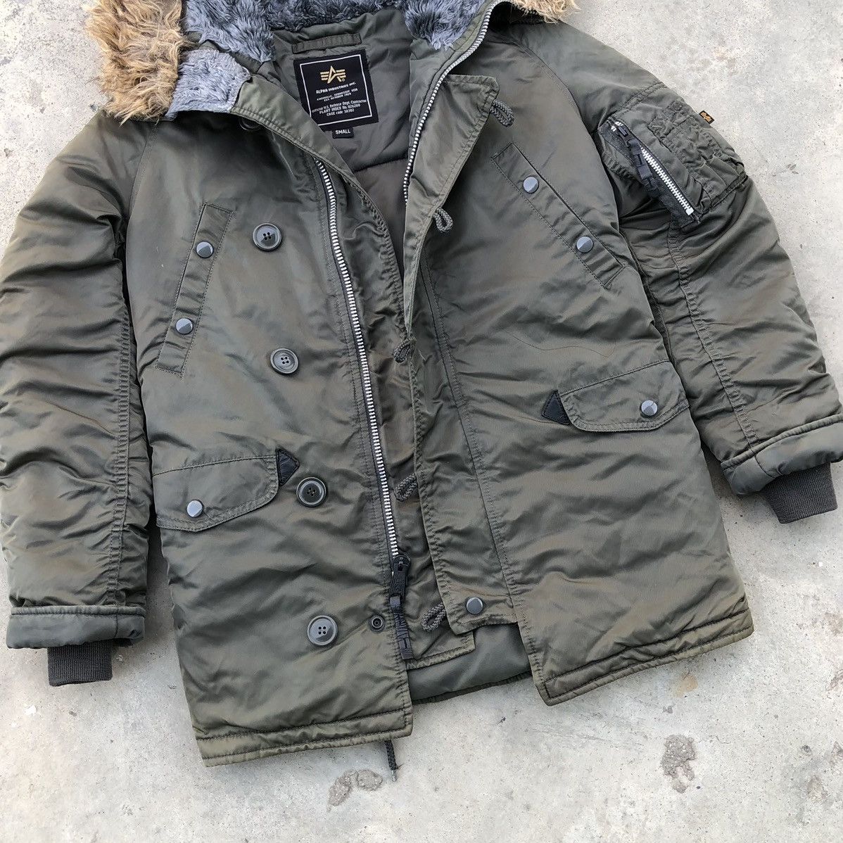 Alpha Industries VTG Alpha Industries Extreme Cold Weather Type N-3B Jacket Size US S / EU 44-46 / 1 - 4 Thumbnail