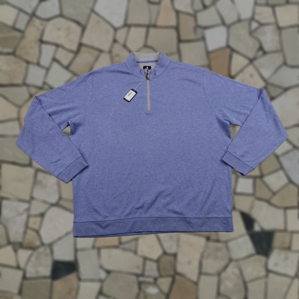johnnie-O Johnnie O Sweater Men 2XL Laguna Blue Sully 1/4 Zip Pullover Sweatshirt Golf Size US XXL / EU 58 / 5 - 1 Thumbnail