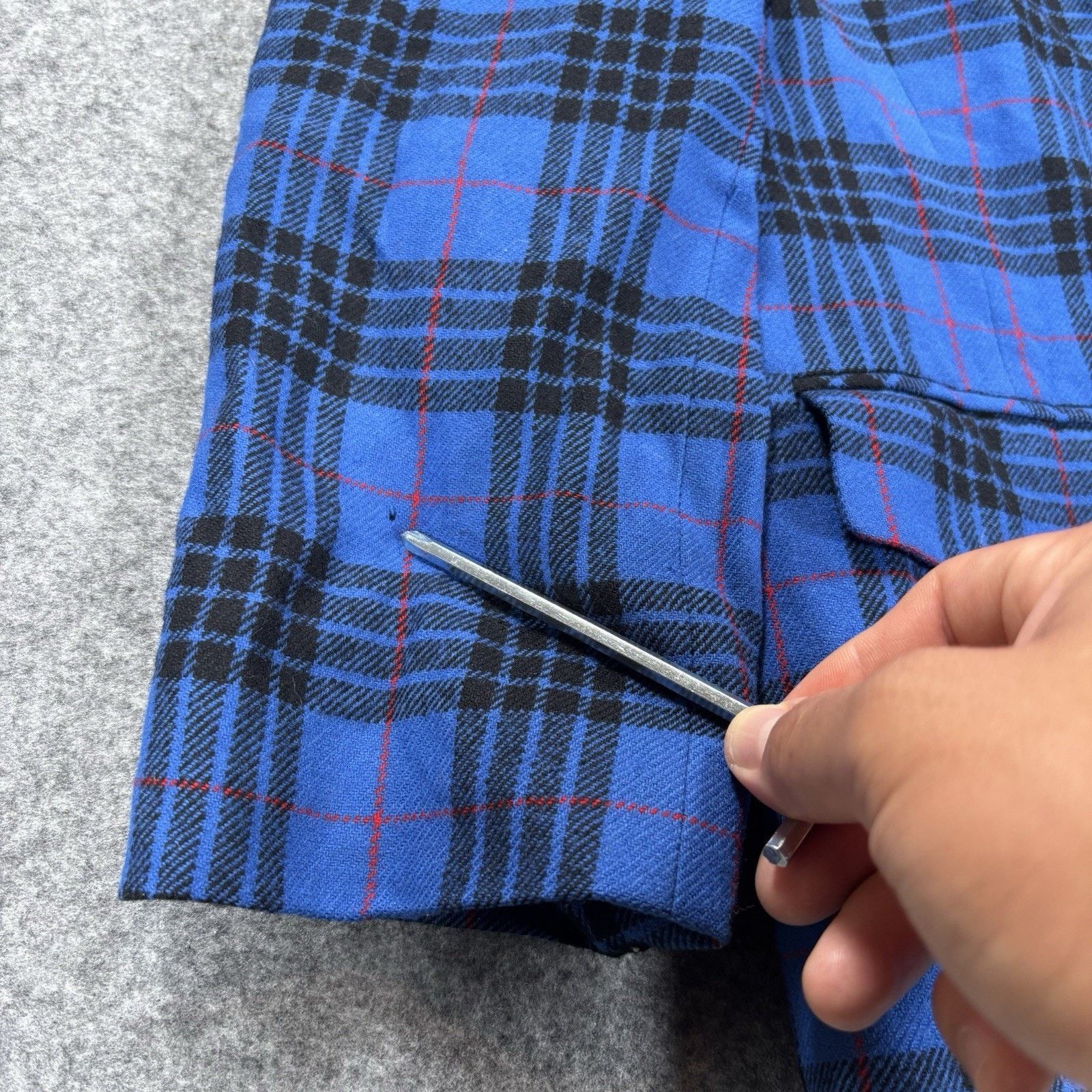 Pendleton Vintage Pendleton Blazer Womens 12 Blue Morgan Scottish Wool Size XL / US 12-14 / IT 48-50 - 4 Thumbnail