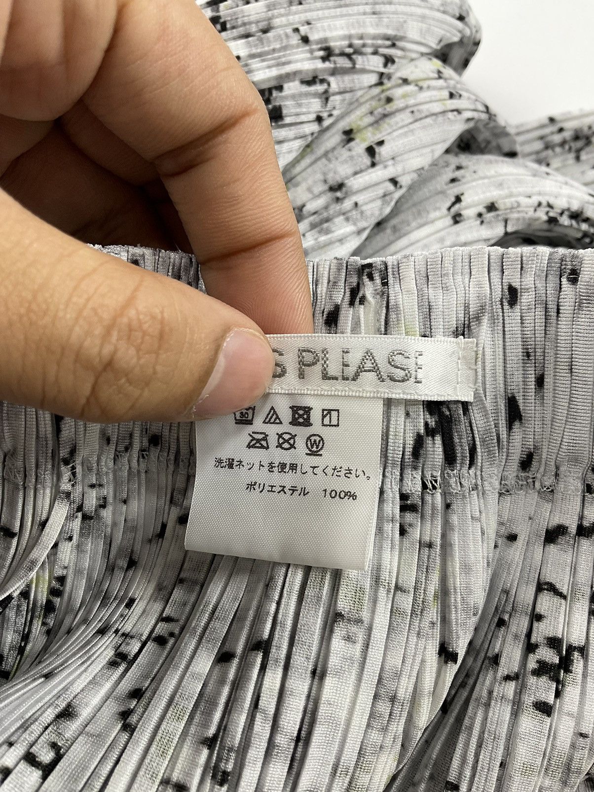 Issey Miyake Issey Miyake Pleats Please Pleated Marble Skirt Size 28" / US 6 / IT 42 - 10 Thumbnail