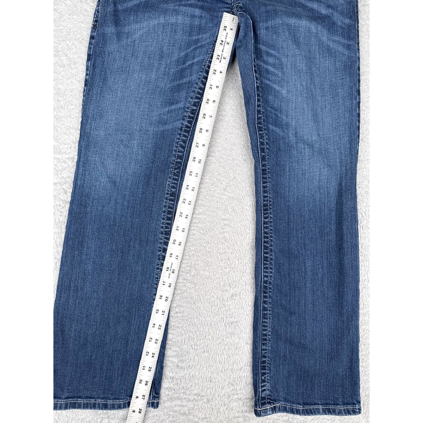 Vintage Cinch Jeans Womens 27x28 Blue Stretch Denim Ada Bootcut Mid Rise Western Cowgirl Size 27" / US 4 / IT 40 - 7 Thumbnail
