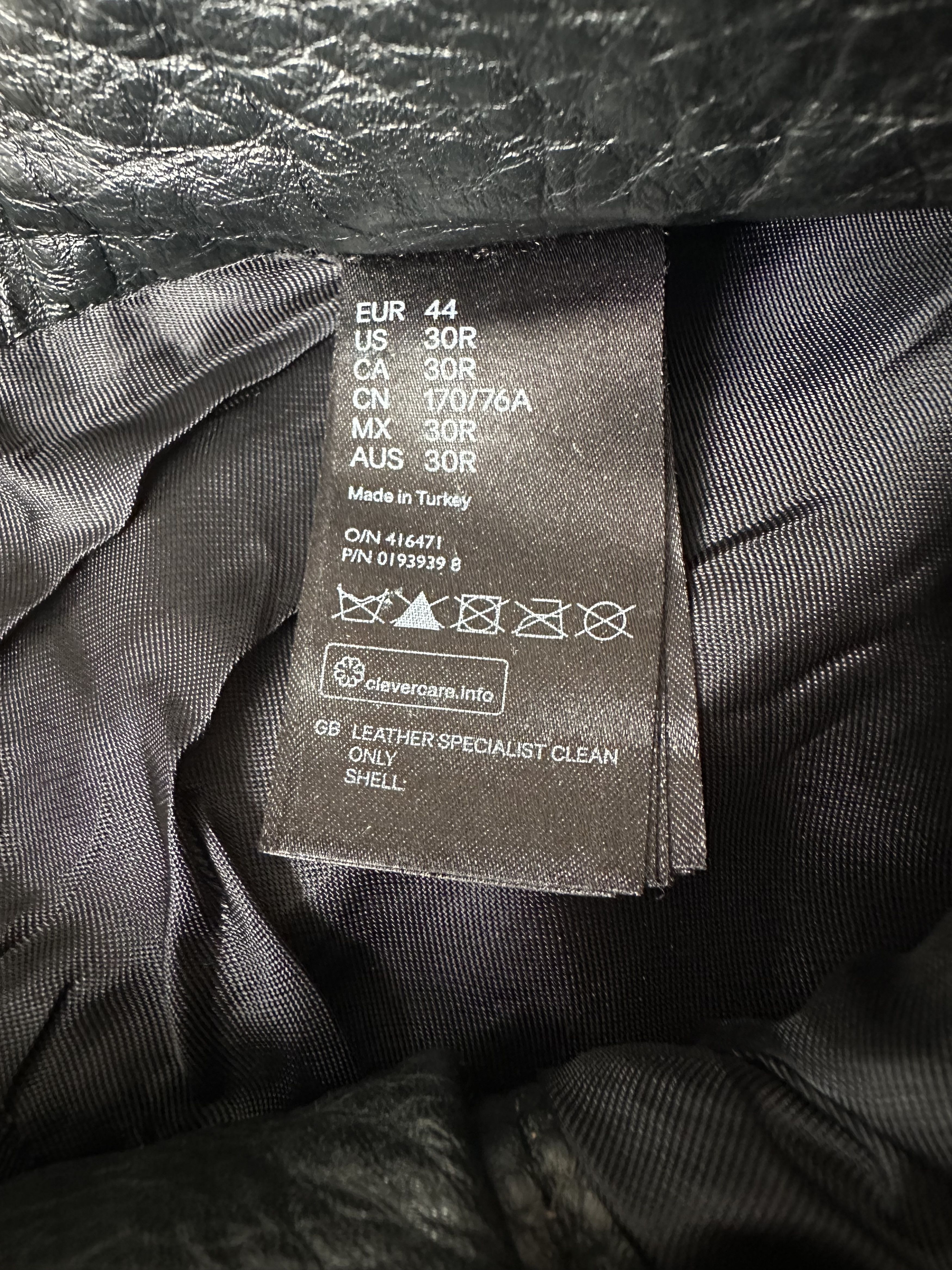 H&M × Isabel Marant Isabel Marant x H&M Leather Biker Pants Black Size 30" / US 8 / IT 44 - 10 Thumbnail