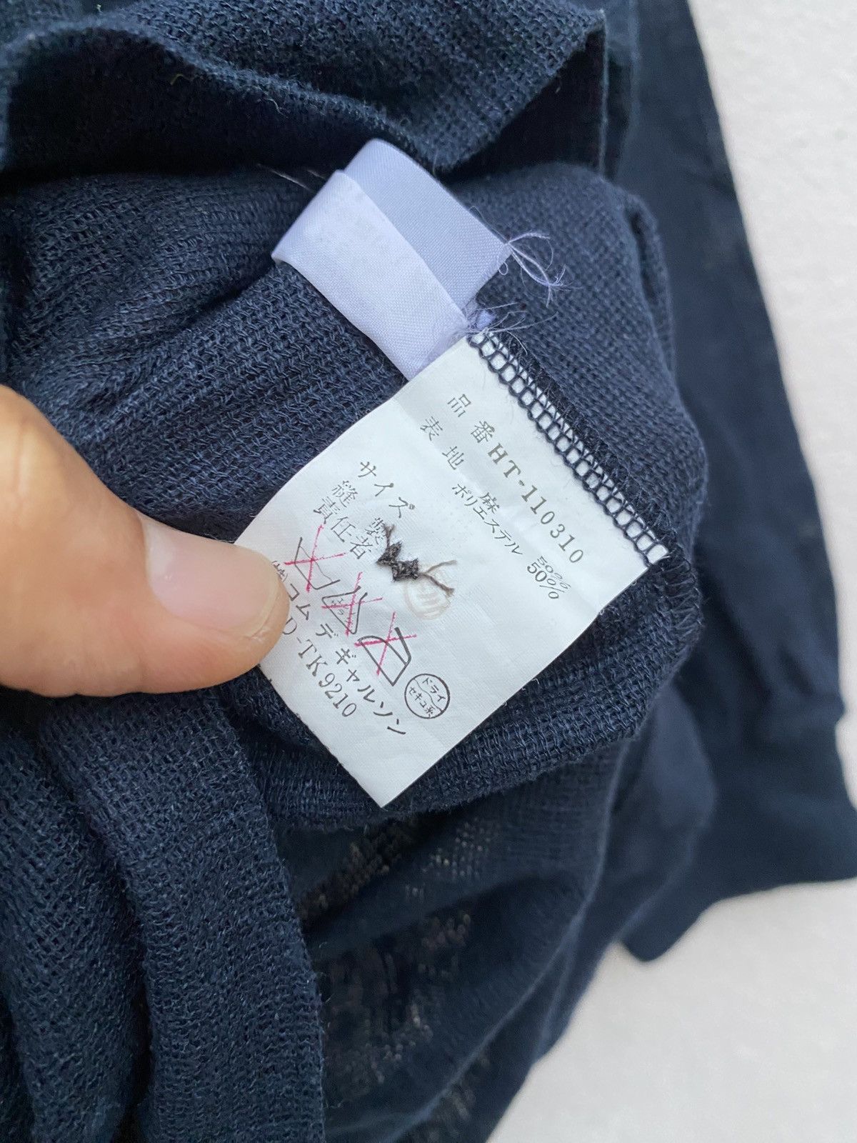 Comme des Garcons Homme Comme des garcons homme polos double coller Size US L / EU 52-54 / 3 - 7 Thumbnail