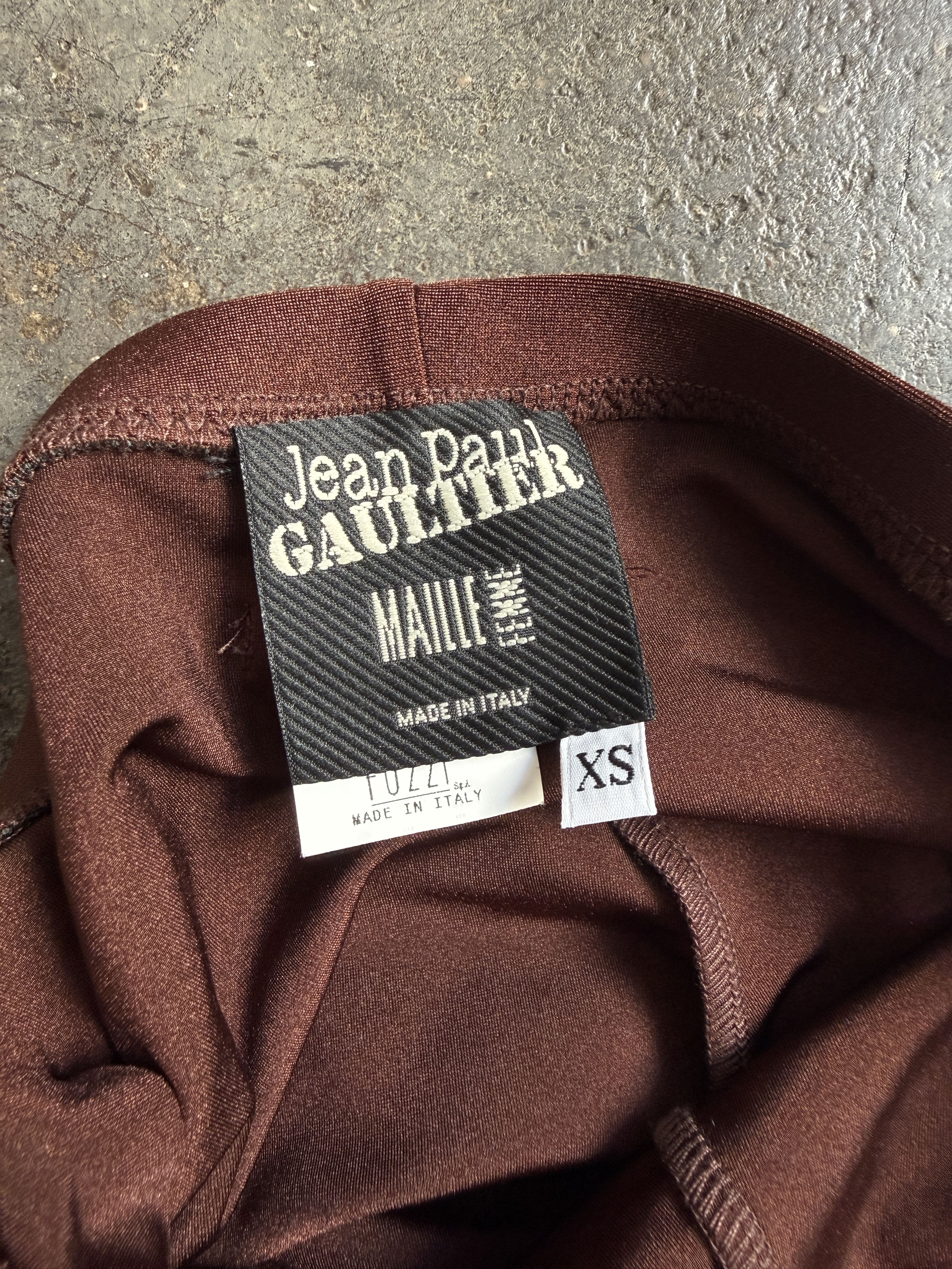 Jean Paul Gaultier Early 2000's Brand New Twisted Capri Tights Size 26" / US 2 / IT 38 - 13 Thumbnail