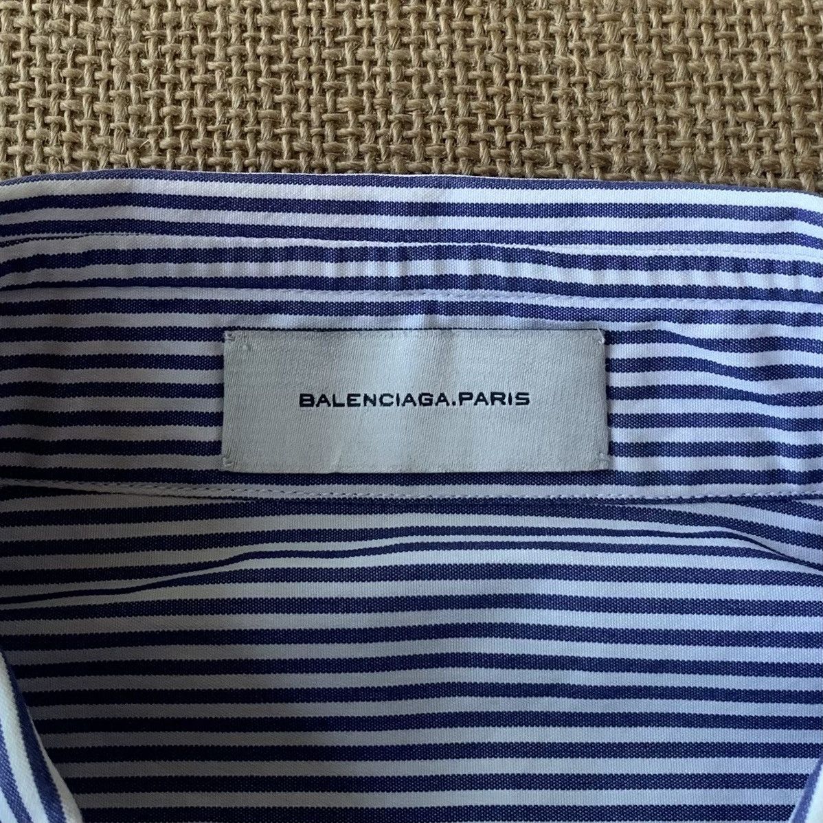 Balenciaga Balenciaga Striped Button Up Shirt Size US M / EU 48-50 / 2 - 5 Thumbnail