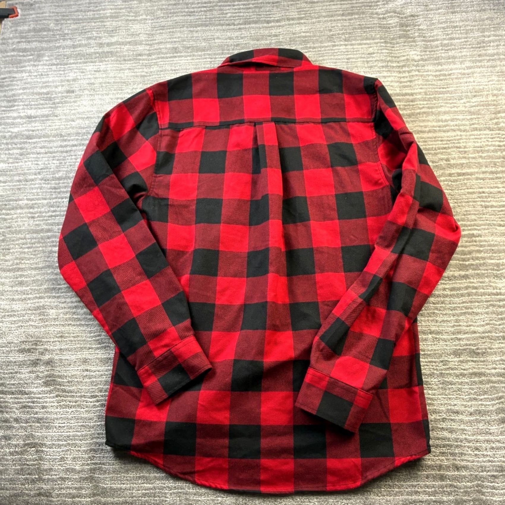 Vintage Dixxon Shirt Mens Small Red Buffalo Plaid Flannel Button-Up Shirt Size US S / EU 44-46 / 1 - 2 Thumbnail