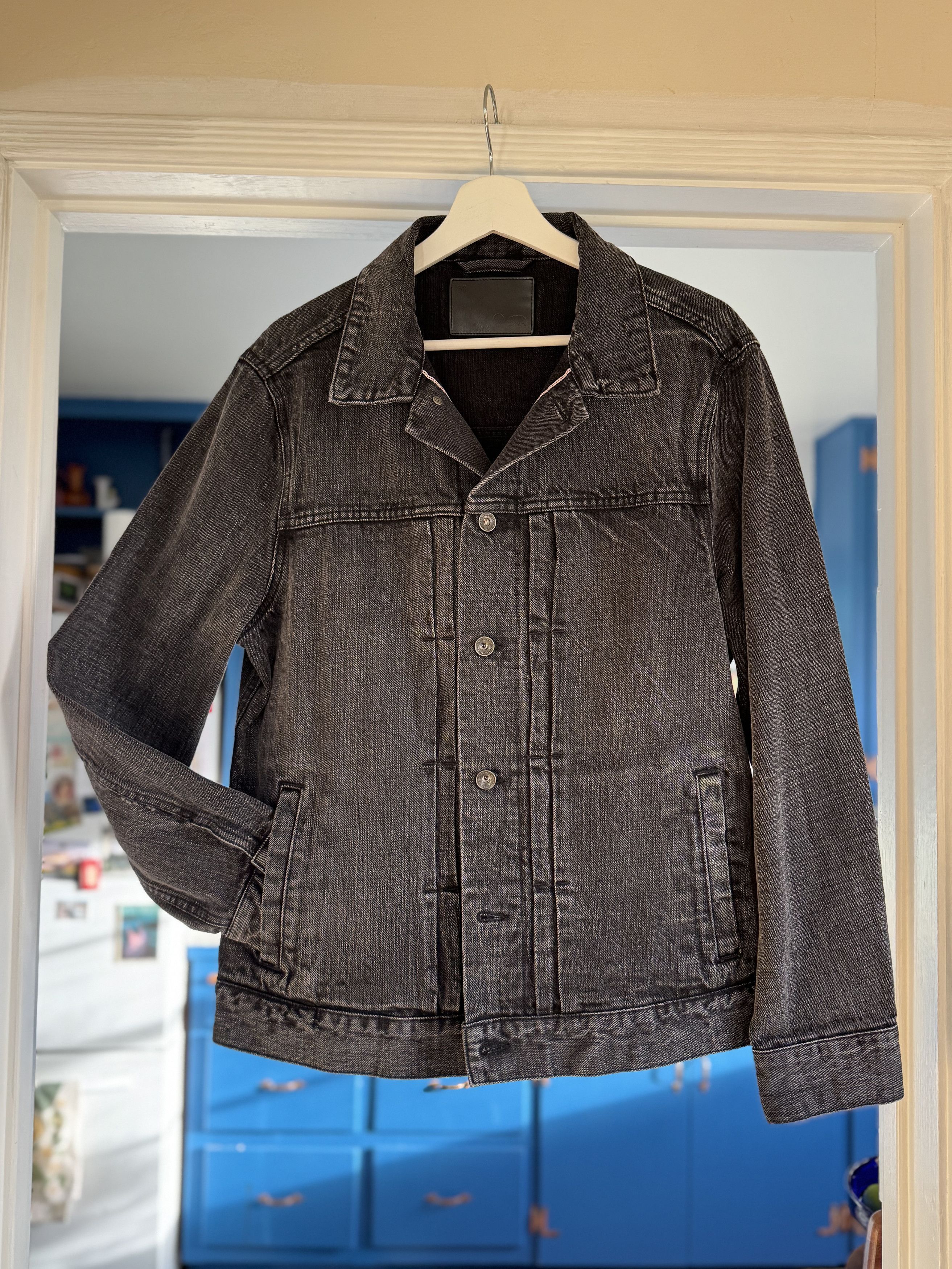 Taylor Stitch Taylor Stitch Dispatch Jacket in Black 3-Month Wash Selvage Size US S / EU 44-46 / 1 - 2 Thumbnail